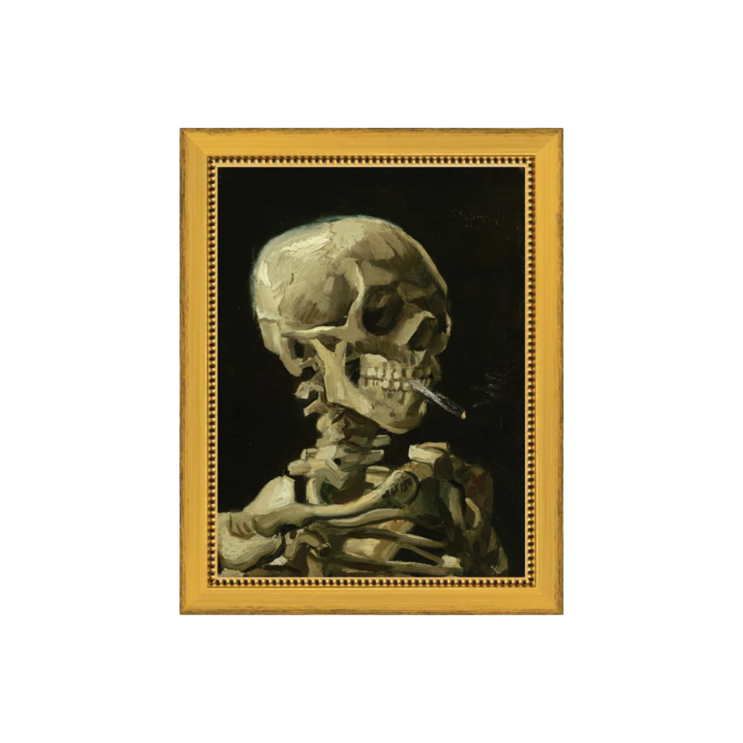 Skull with Cigarette