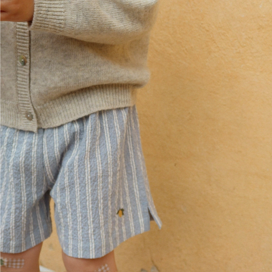 Elliot Shorts - Trio Blue Stripe