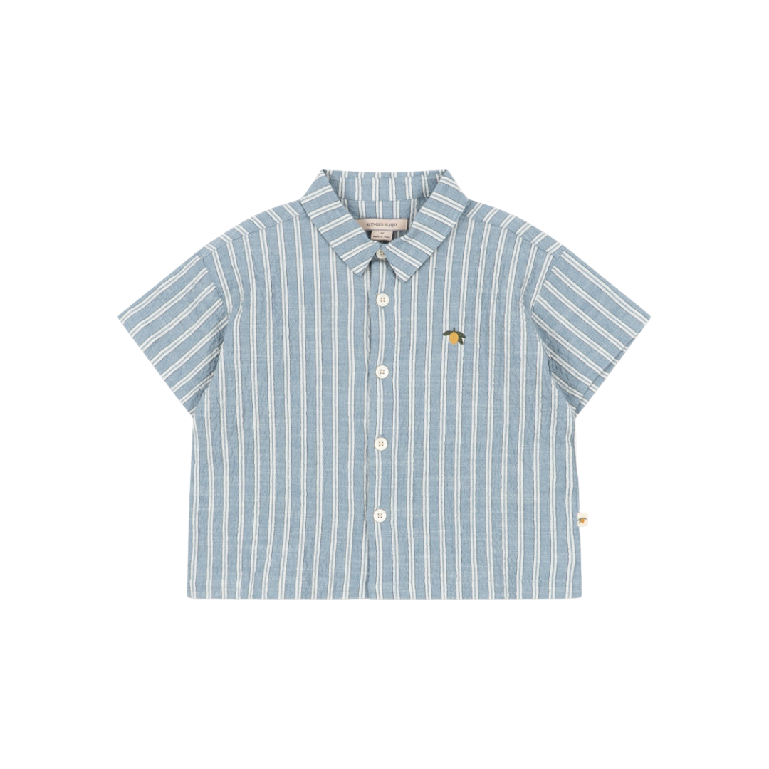 Elliot Shirt - Trio Blue Stripe