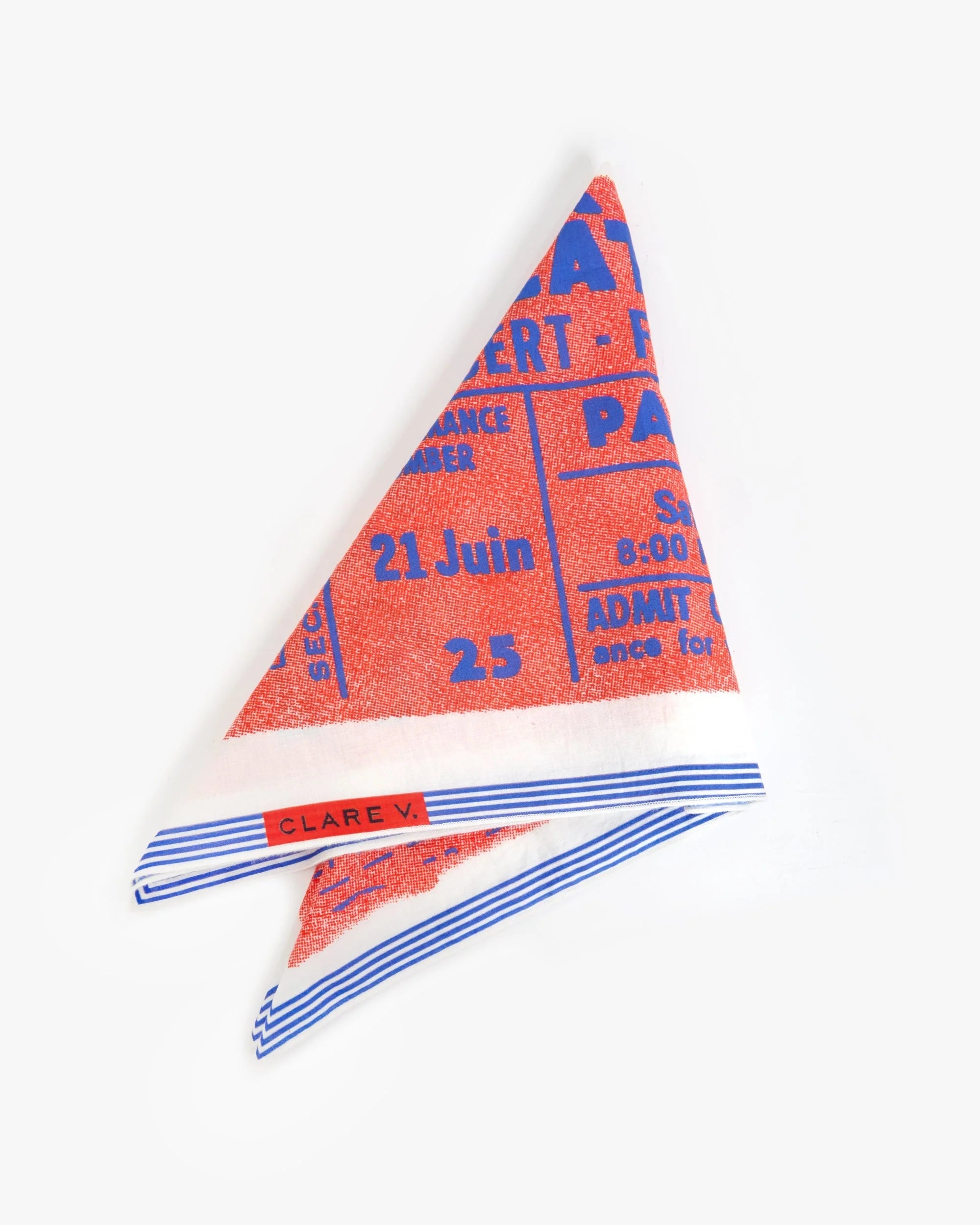 Pink w/ Blue Concert Tickets Bandana