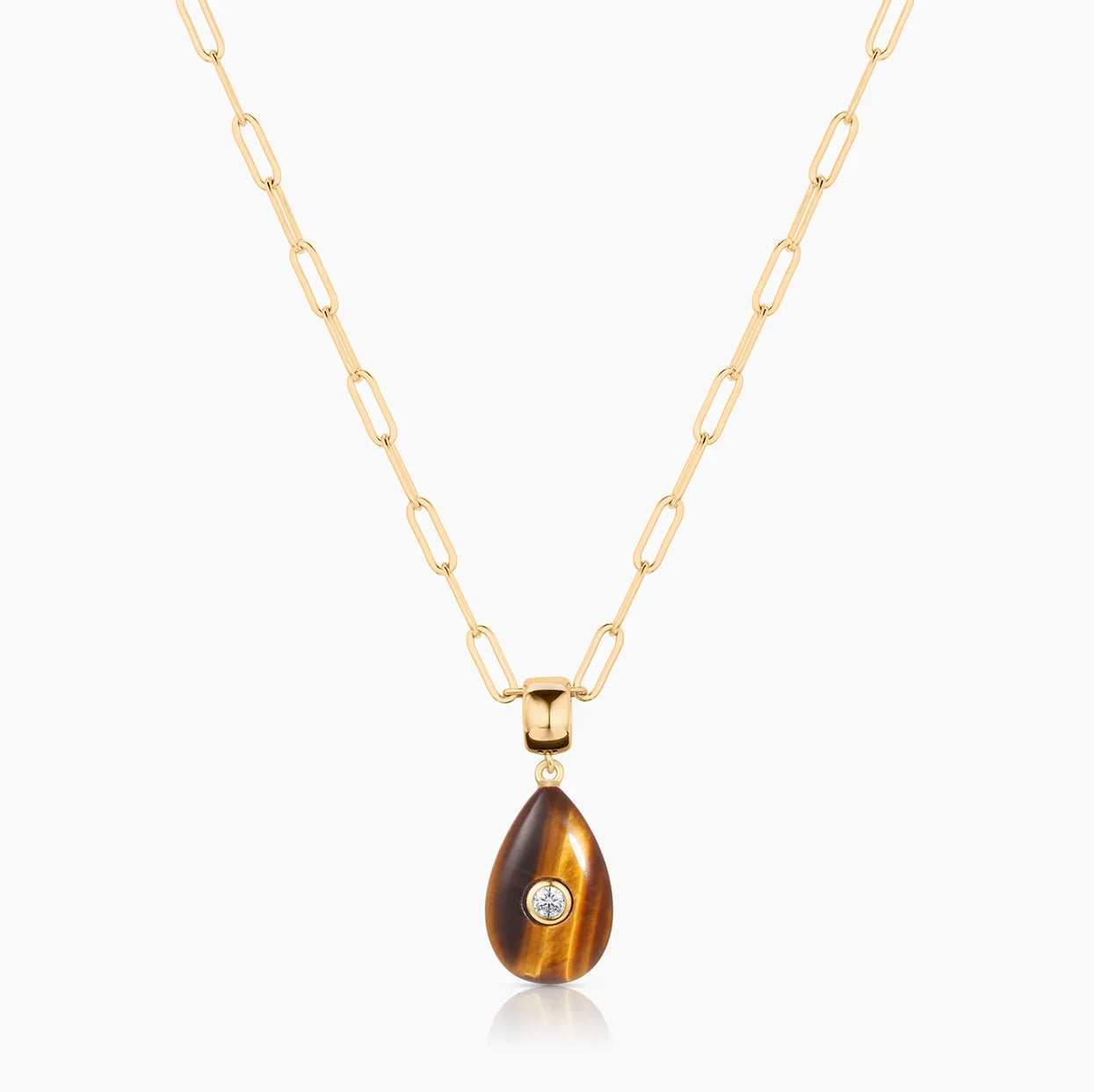 Bardot Bail Charm - Tigers Eye