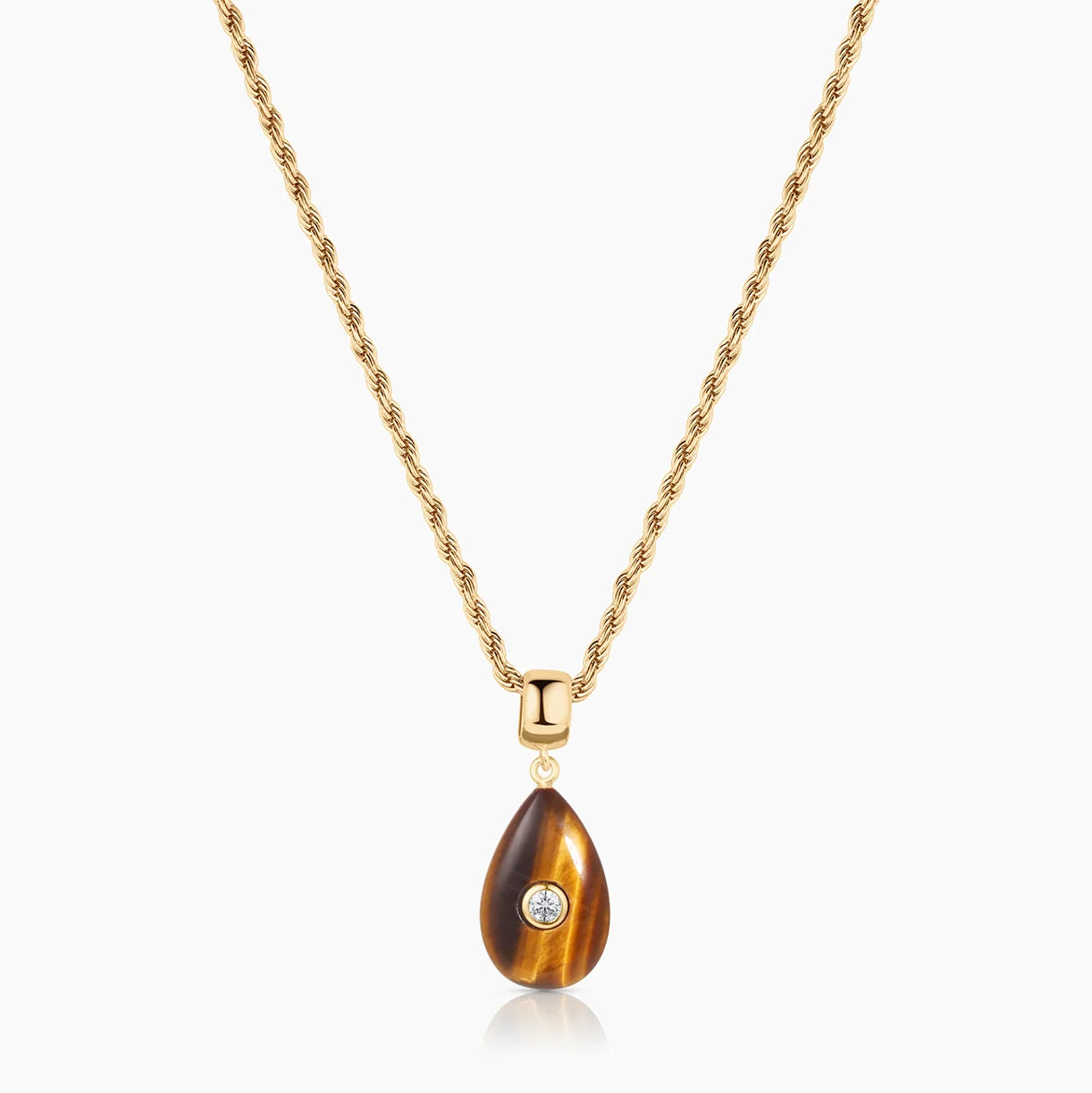 Bardot Bail Charm - Tigers Eye