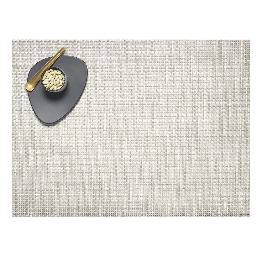 Basketweave Placemat Rectangle - Natural