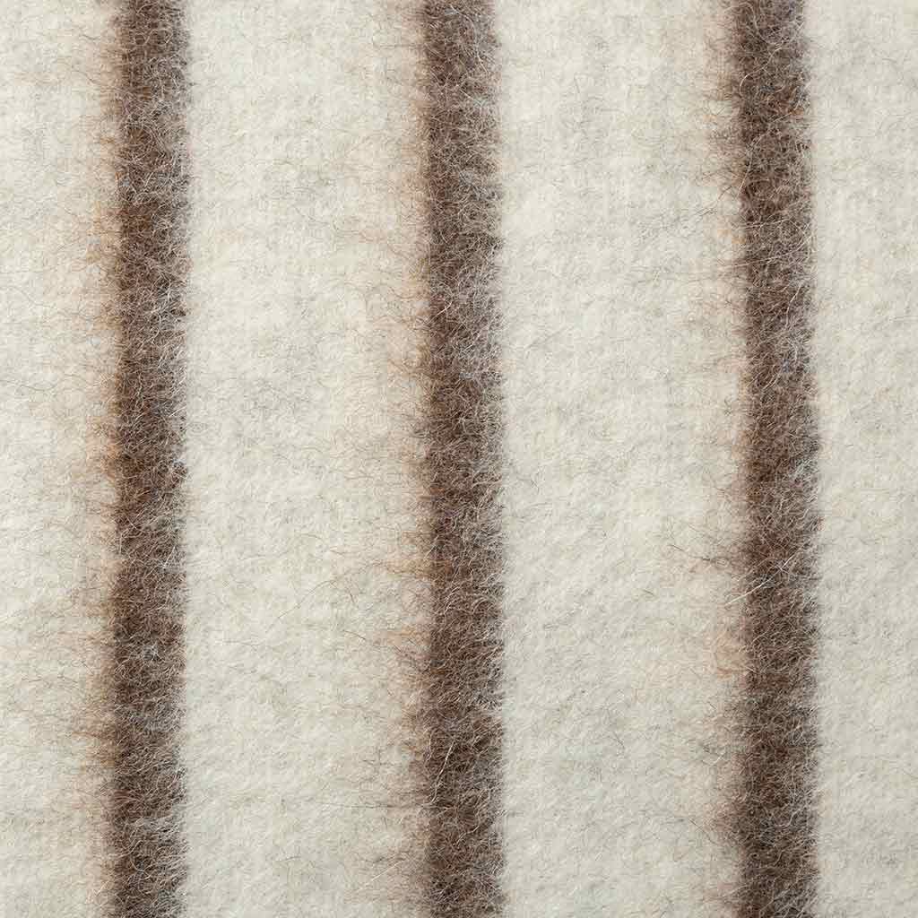 Lee Heirloom Throw Pillow Zero Dye - Shoji/Cacao Stripe