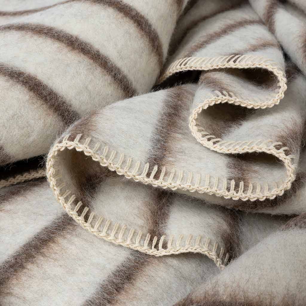 Lee Heirloom Blanket Zero Dye - Shoji/Cacao Stripe