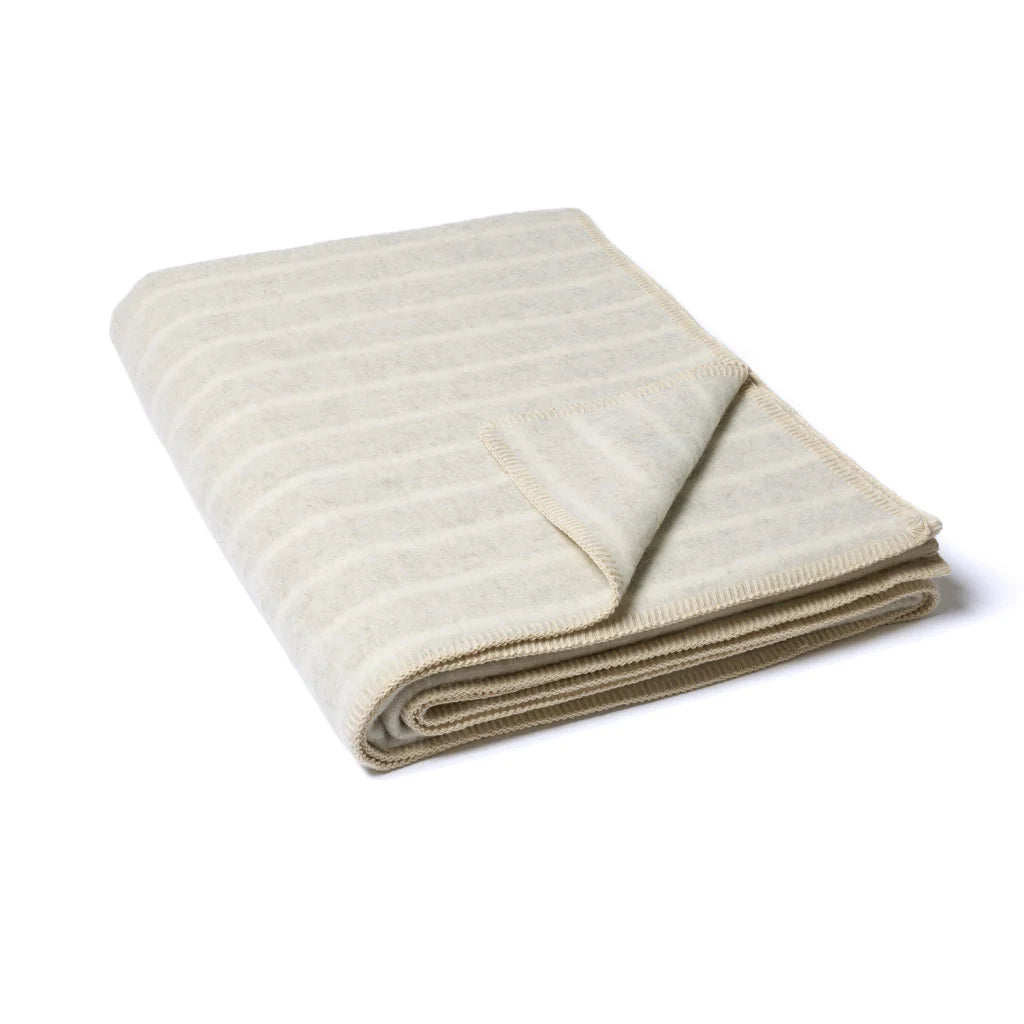 Lee Heirloom Blanket Zero Dye - Shoji/Ivory Vertical Stripe