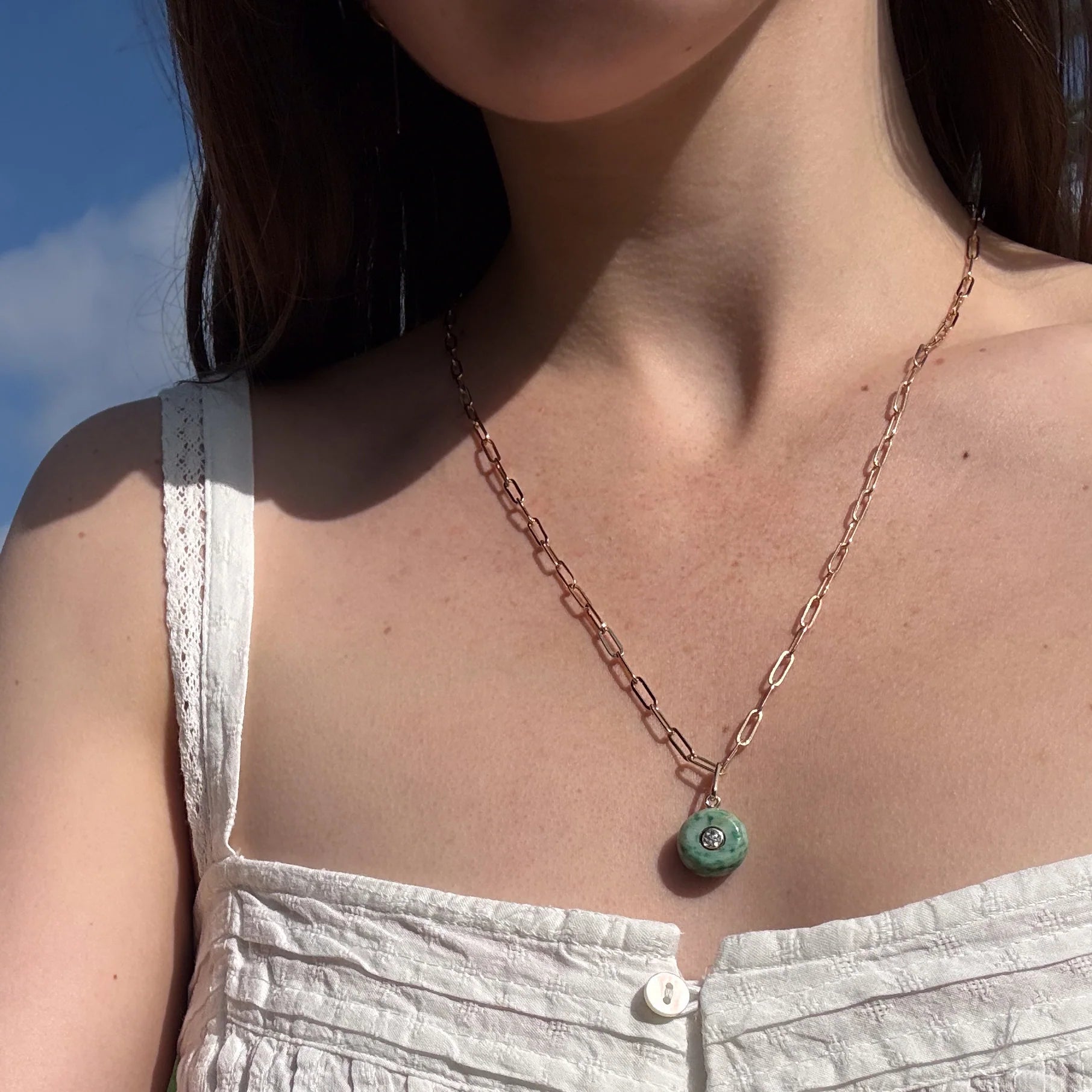 Bon Bon Charm - Green Dot