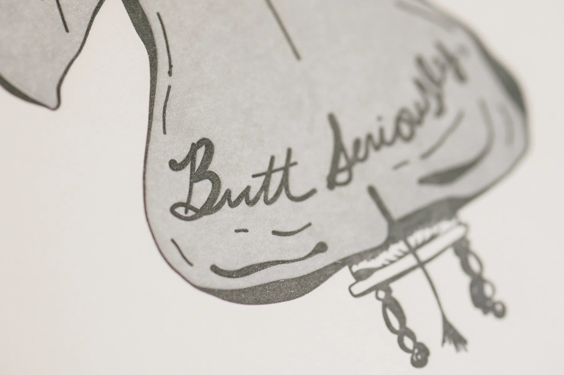 Butt Seriously Thank You Card