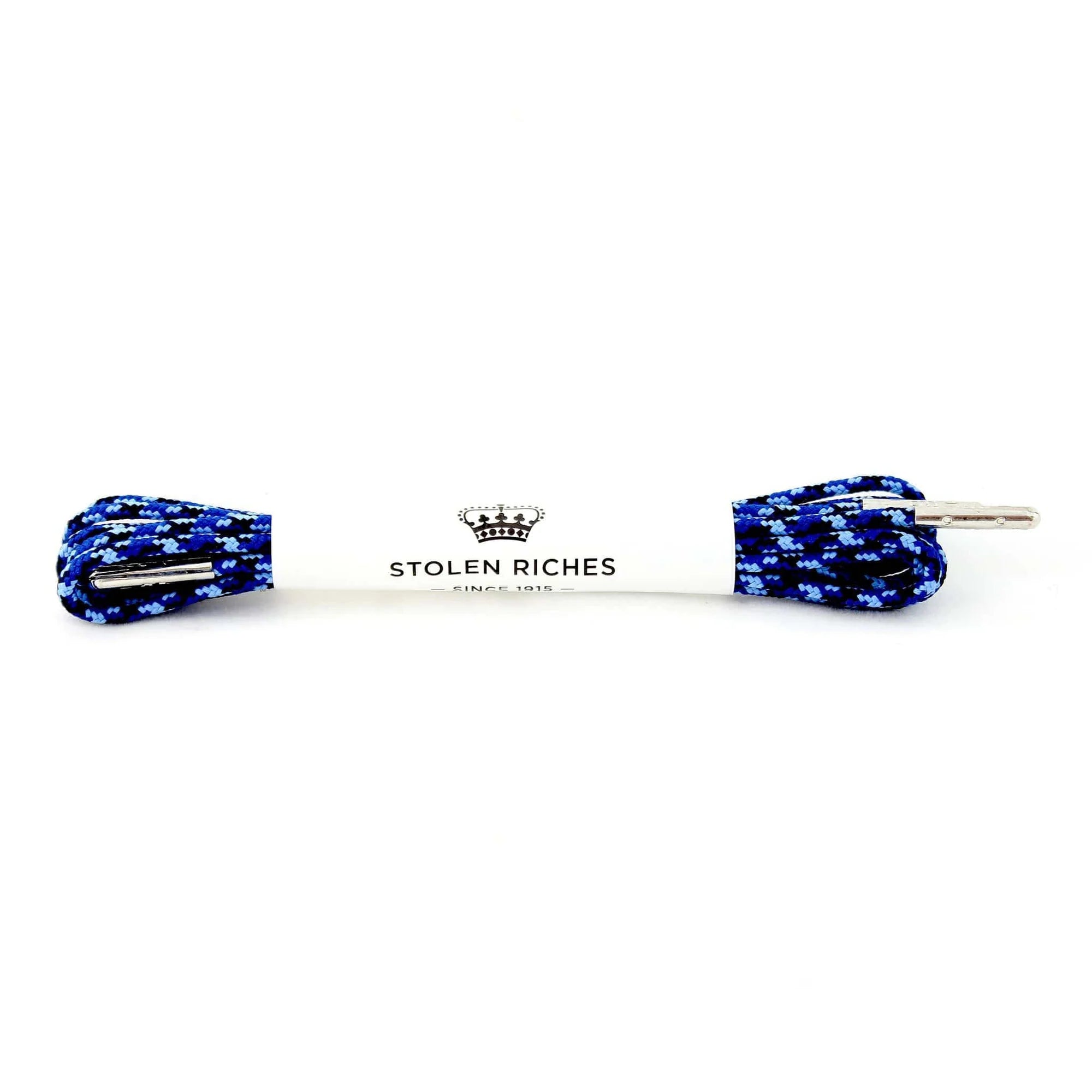 Dress Shoelaces - Blue Camo