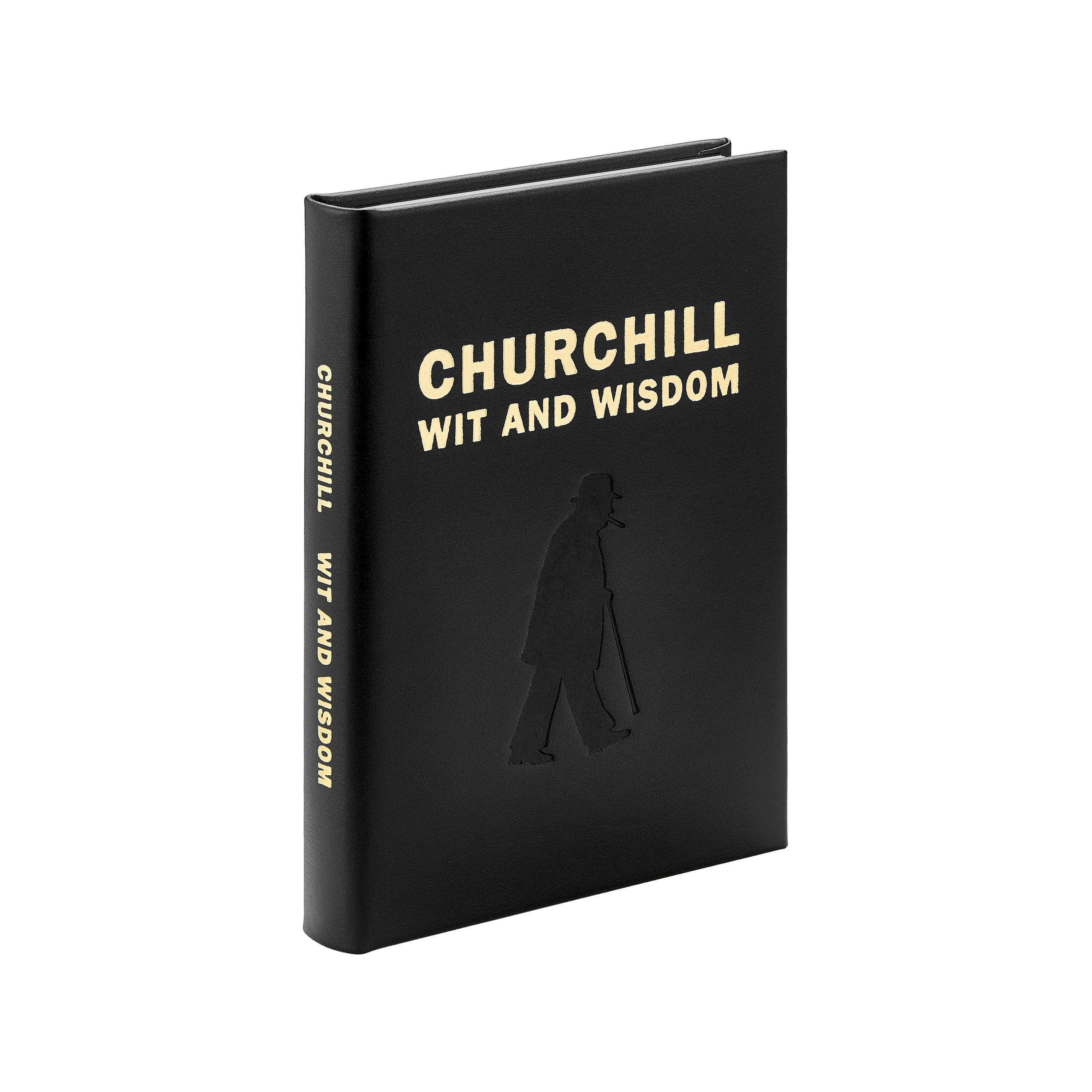 Churchill Wit and Wisdom - Black Leather