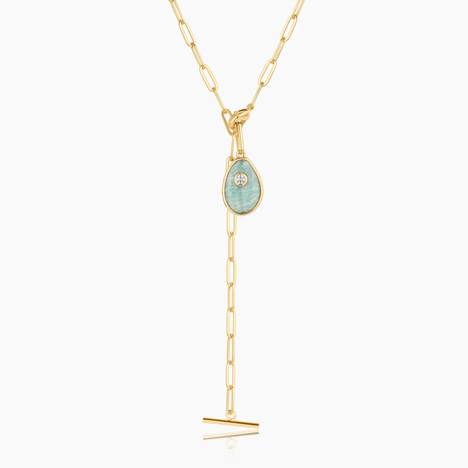 Cowrie Charm - Chrysoprase
