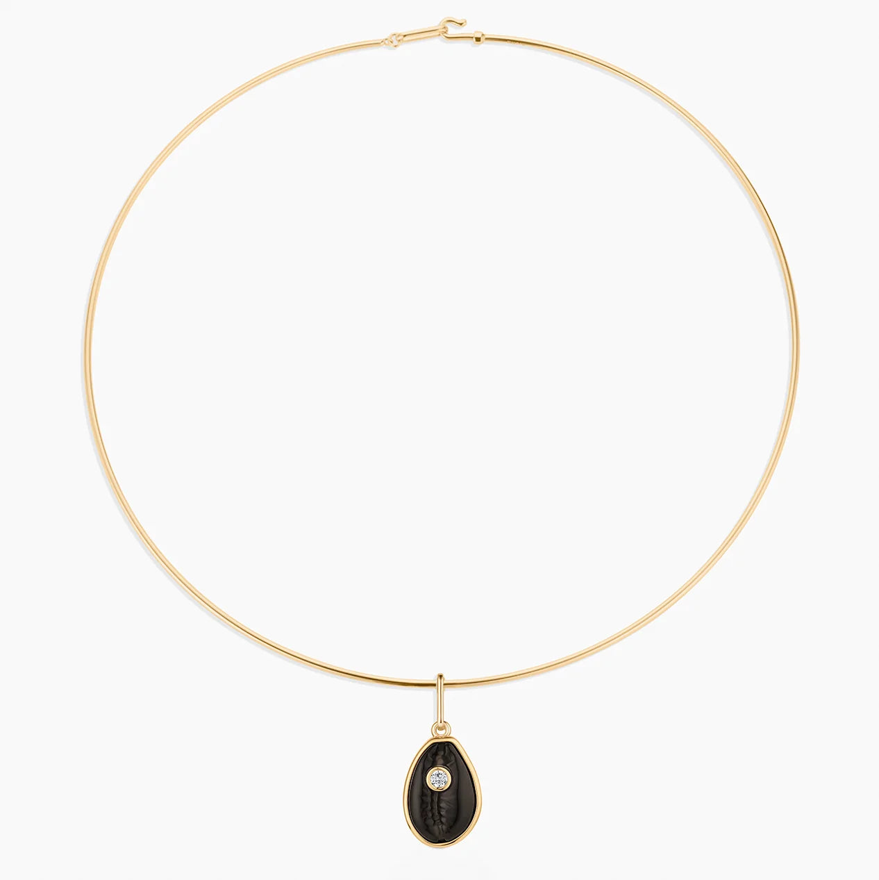Cowrie Charm - Onyx
