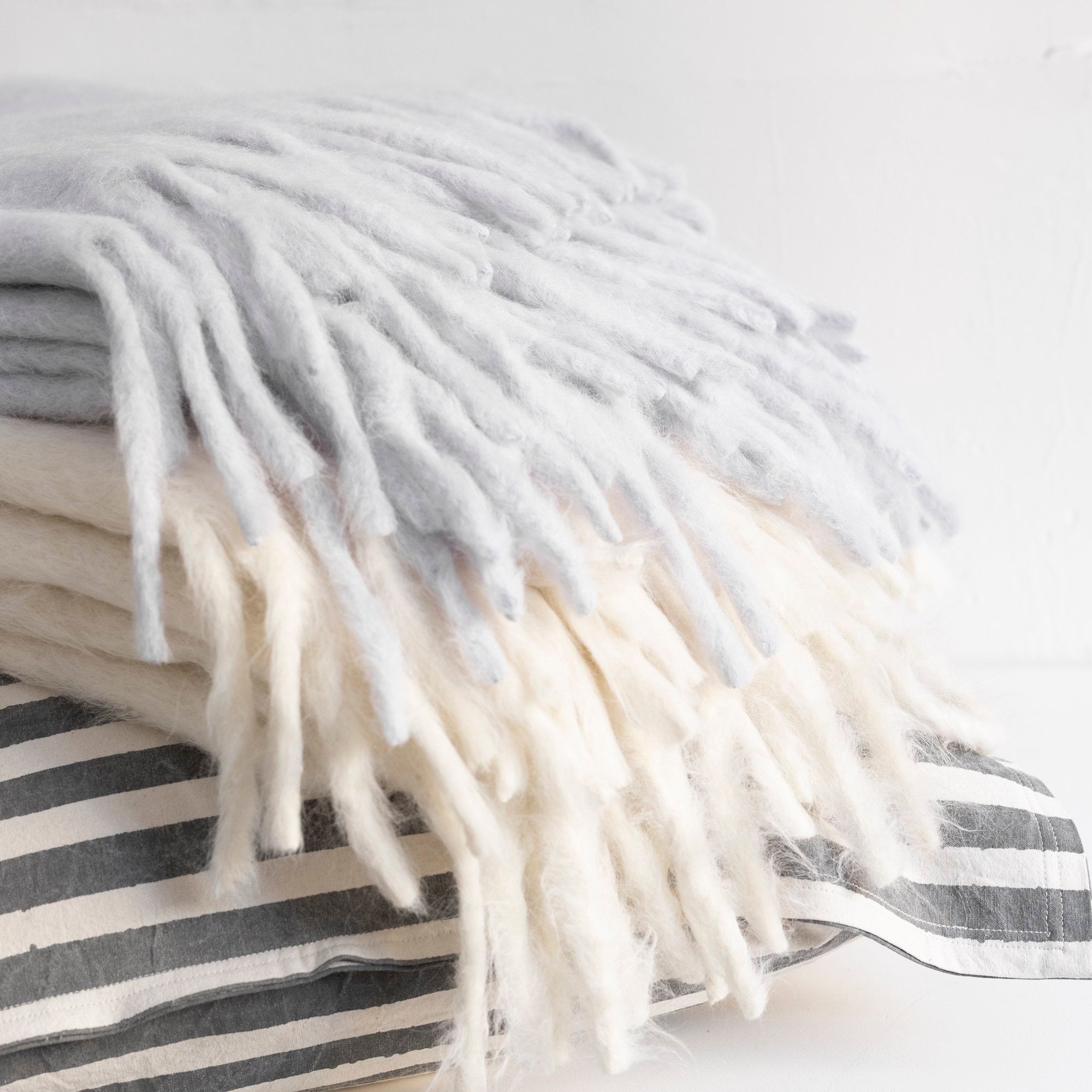 Wooly Mammoth Throw - Cloud