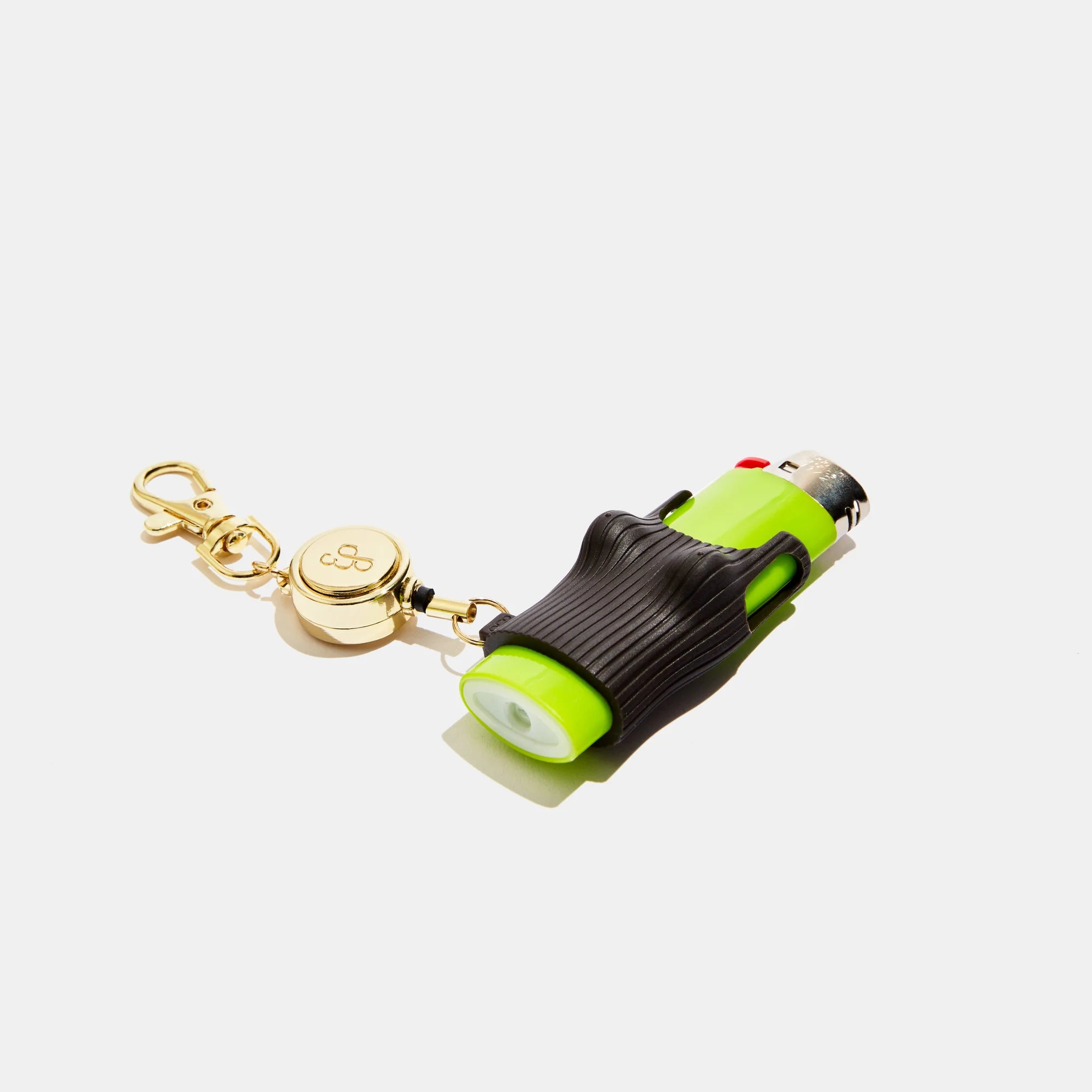 Tank Top Lighter Holder Bag Charm - Charcoal