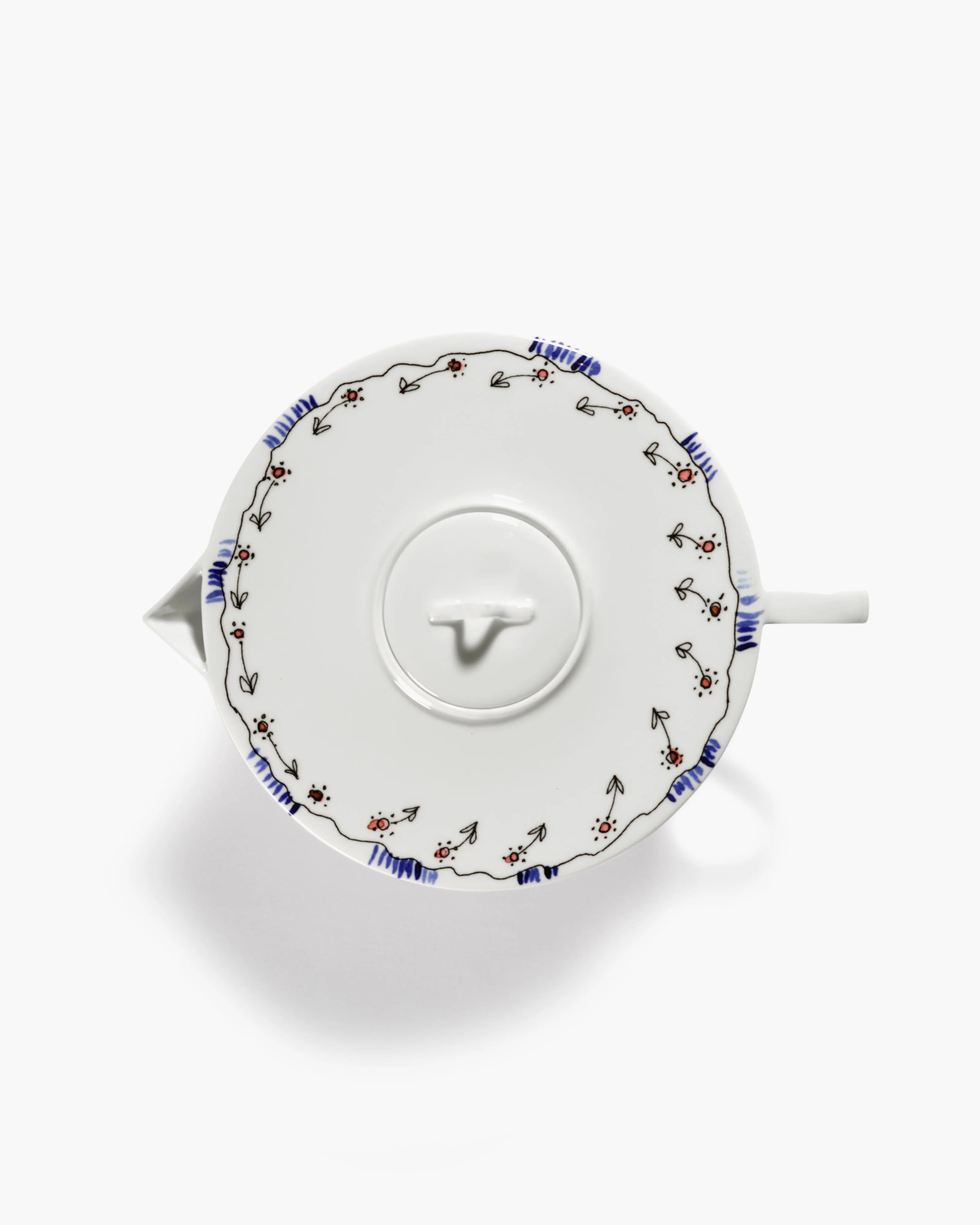 Marni Tea Pot - Anemone Milk Midnight Flower