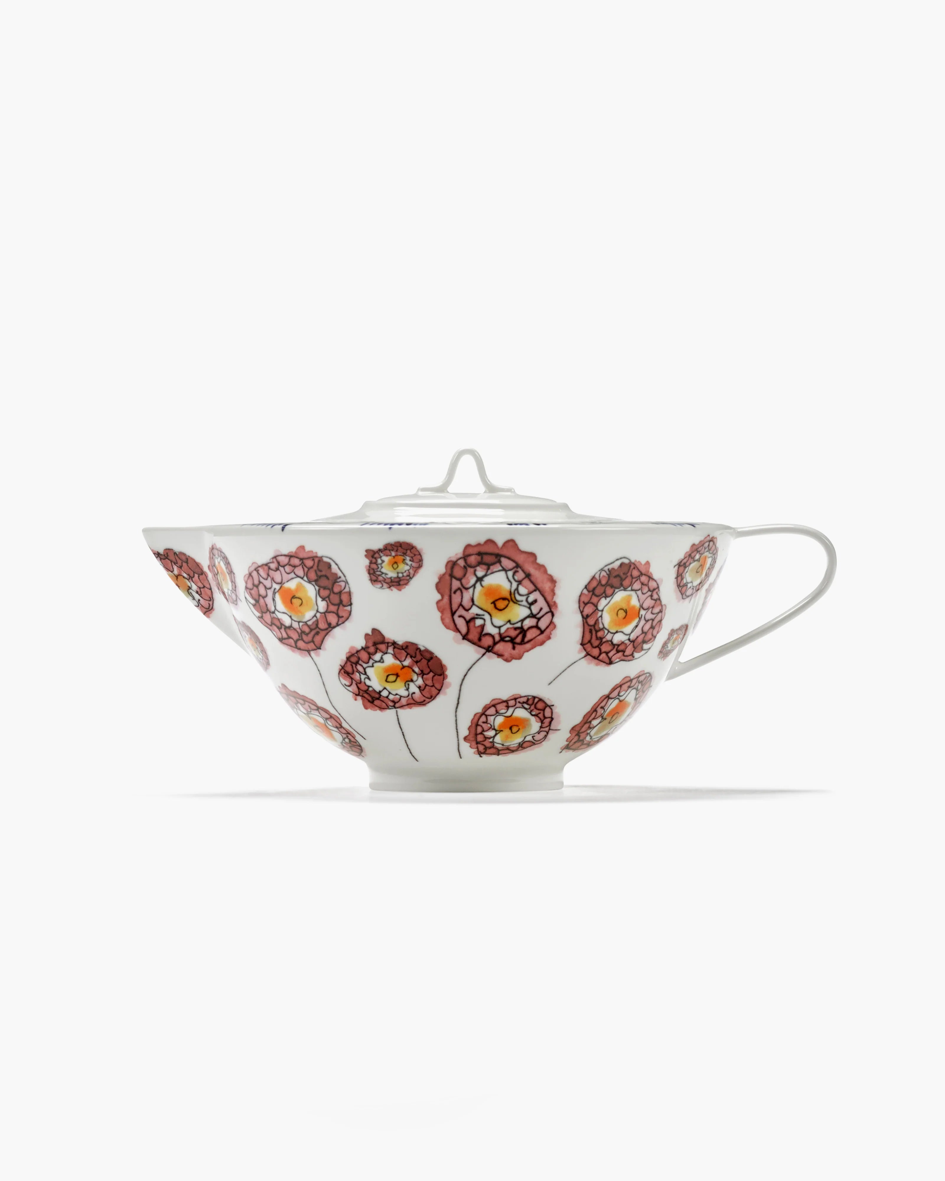 Marni Tea Pot - Anemone Milk Midnight Flower