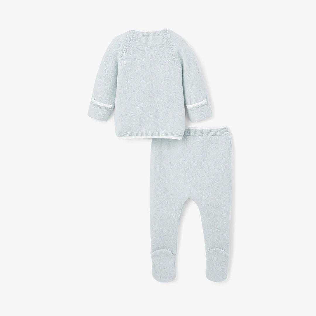 Cashmere Baby Layette Set - Pale Blue