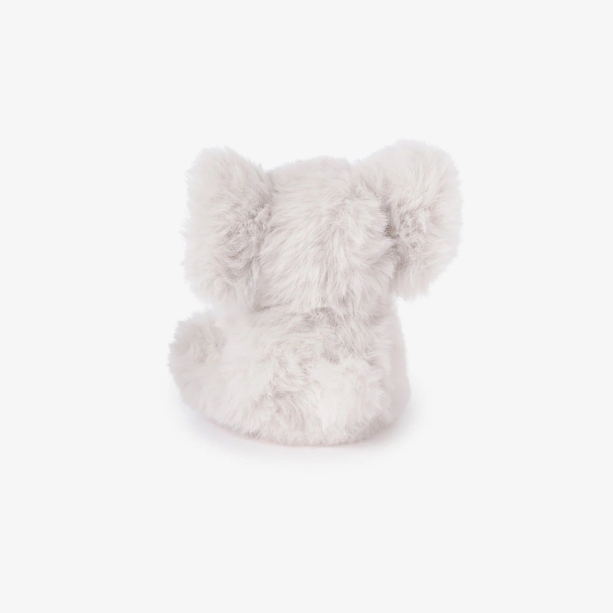 Plush Wooden Ring Rattle - Elephant