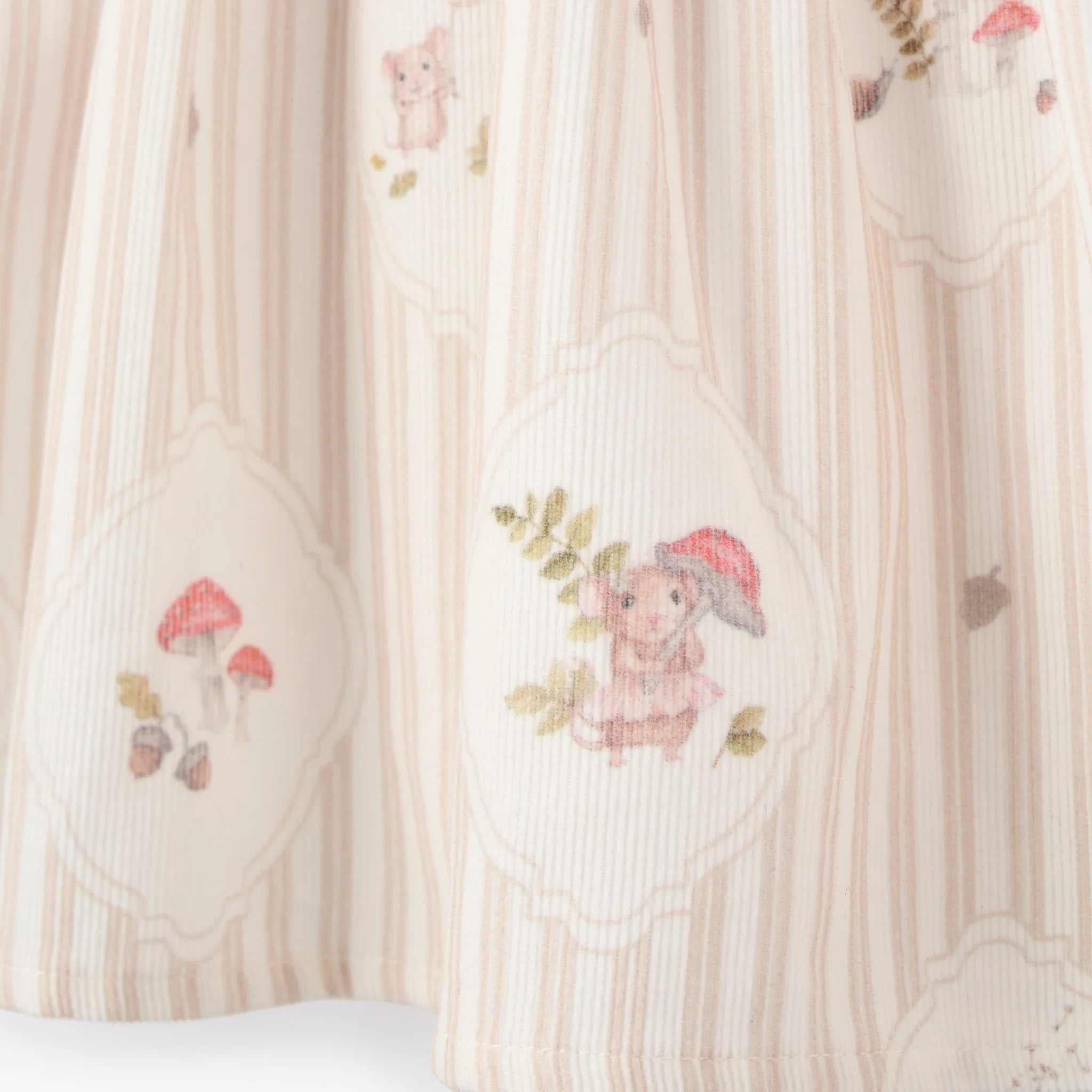 Magical Mouse Cameo Stripe Mini Cord Lace Collar Dress + Bloomer Set