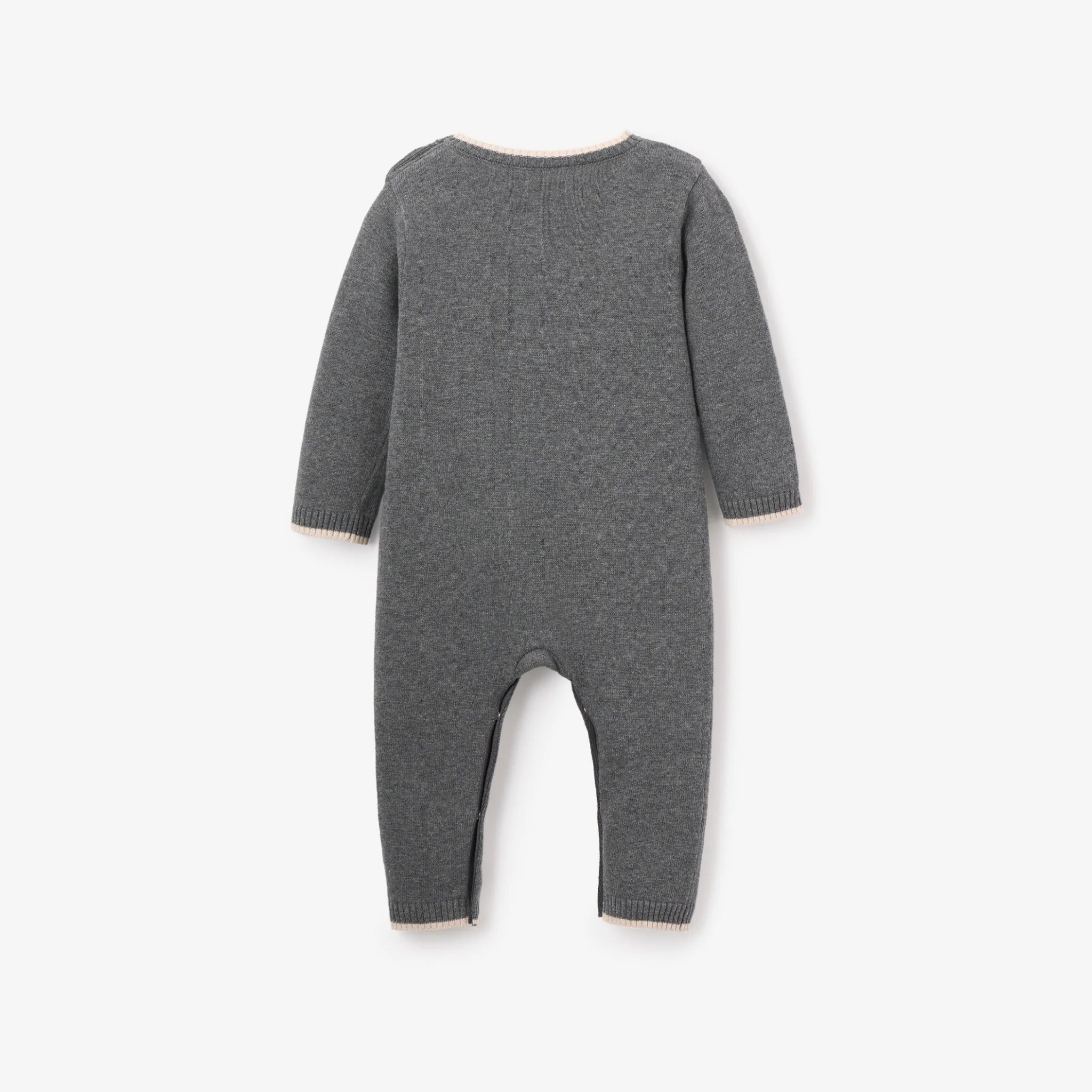 Wolf Knit Baby Jumpsuit
