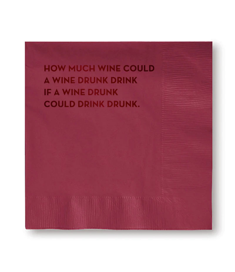 Wine Drunk Napkins