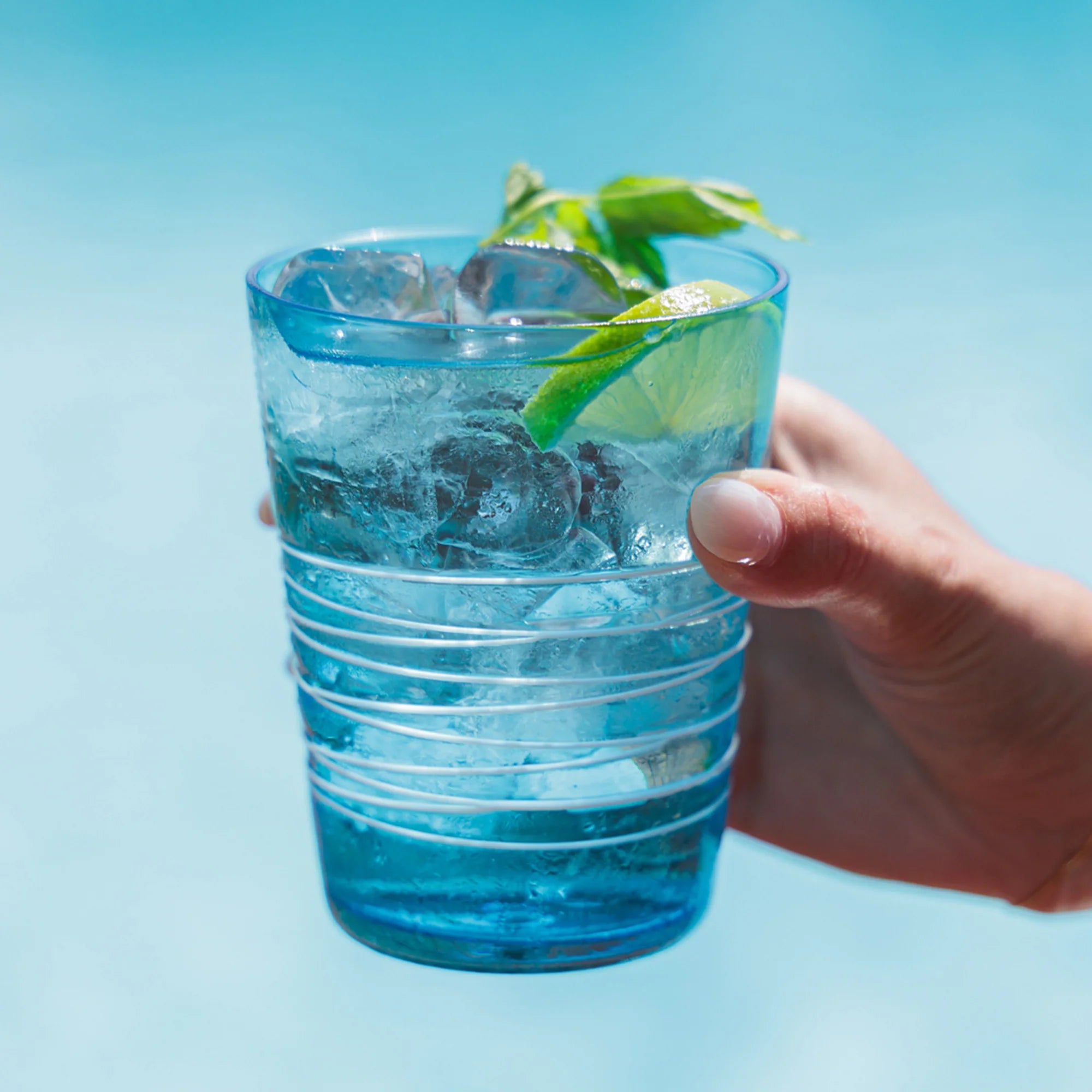 Filante Tumbler Set/4 - Aquamarine
