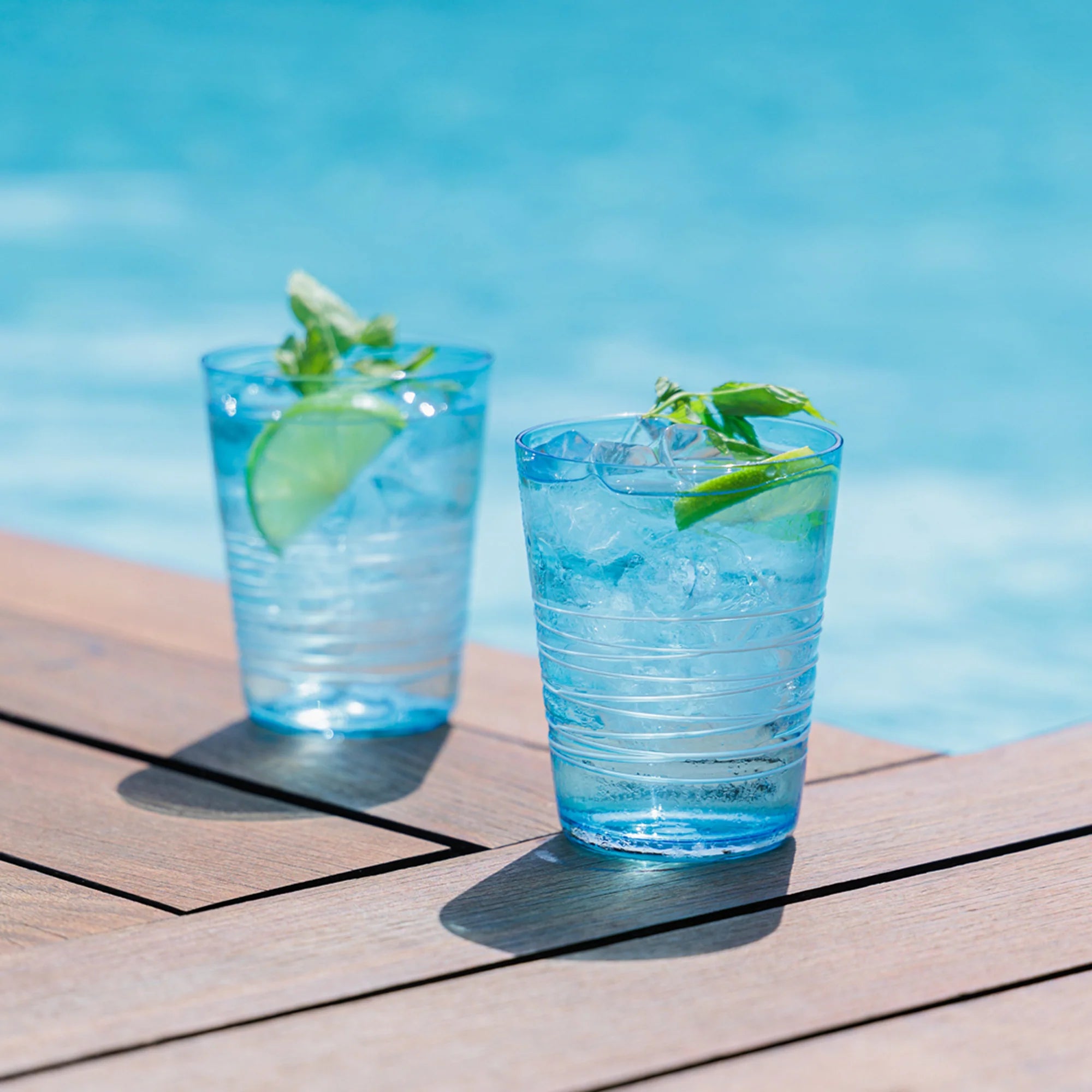 Filante Tumbler Set/4 - Aquamarine