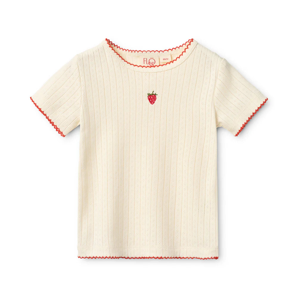 Flora Pointelle Blouse - Gentle Cream