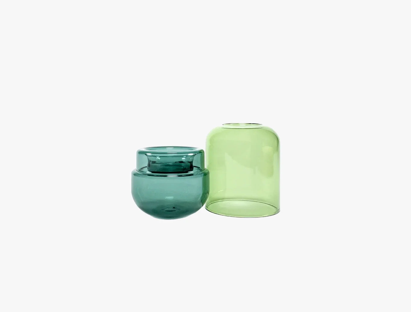 Tea Light Holder - Greens