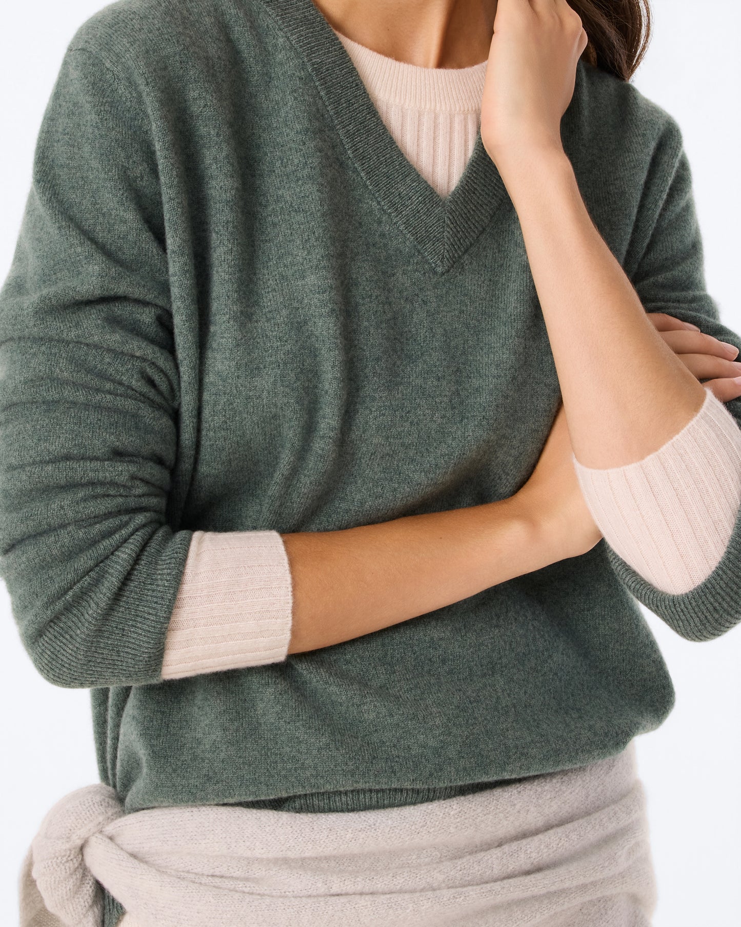 Lita Sweater - Green Wakame