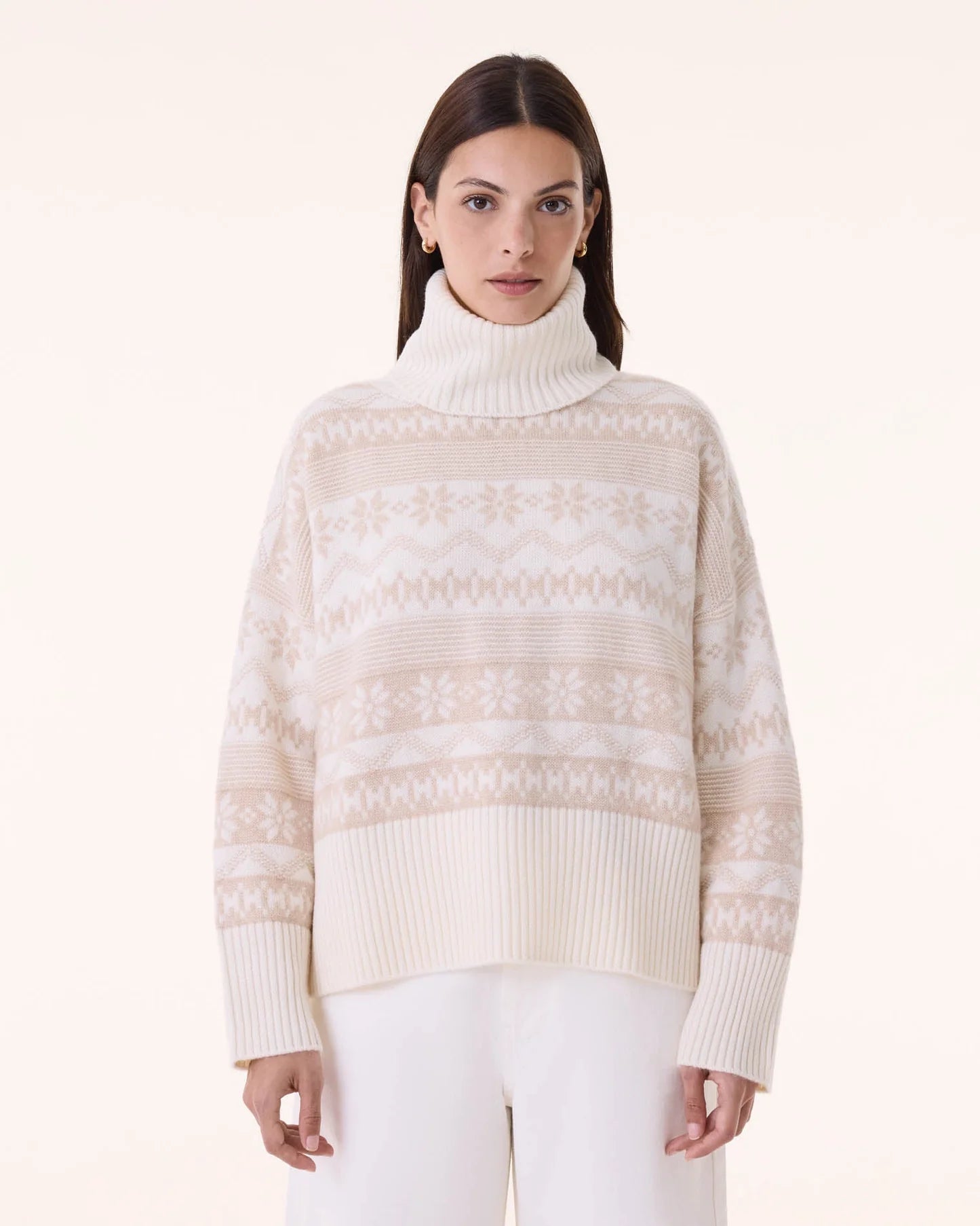 Loulou Flake Sweater - Organic Beige