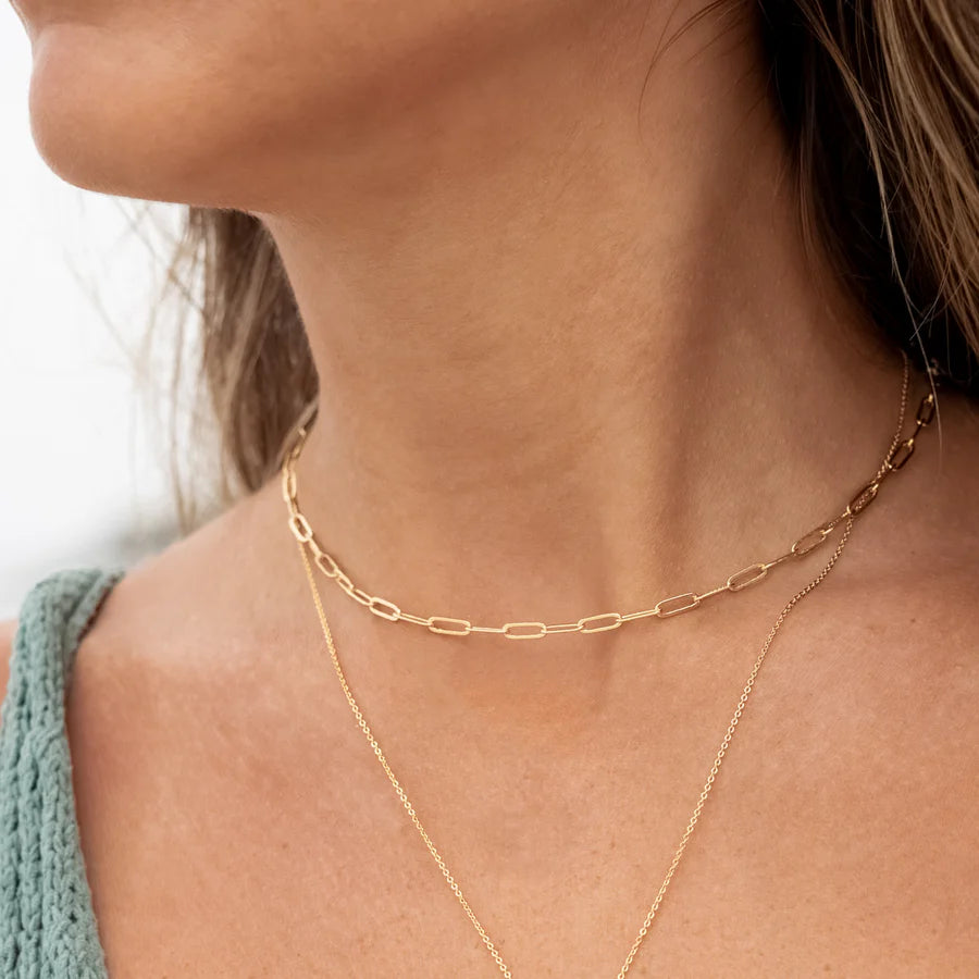Finn Paperclip Necklace