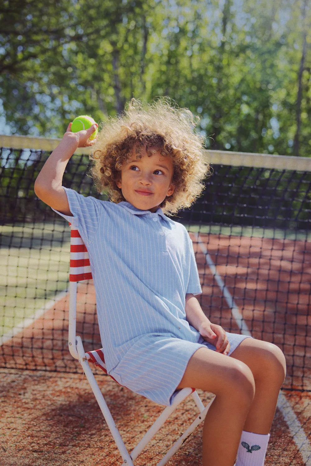 Nohr Shirt - Bright Blue Stripe