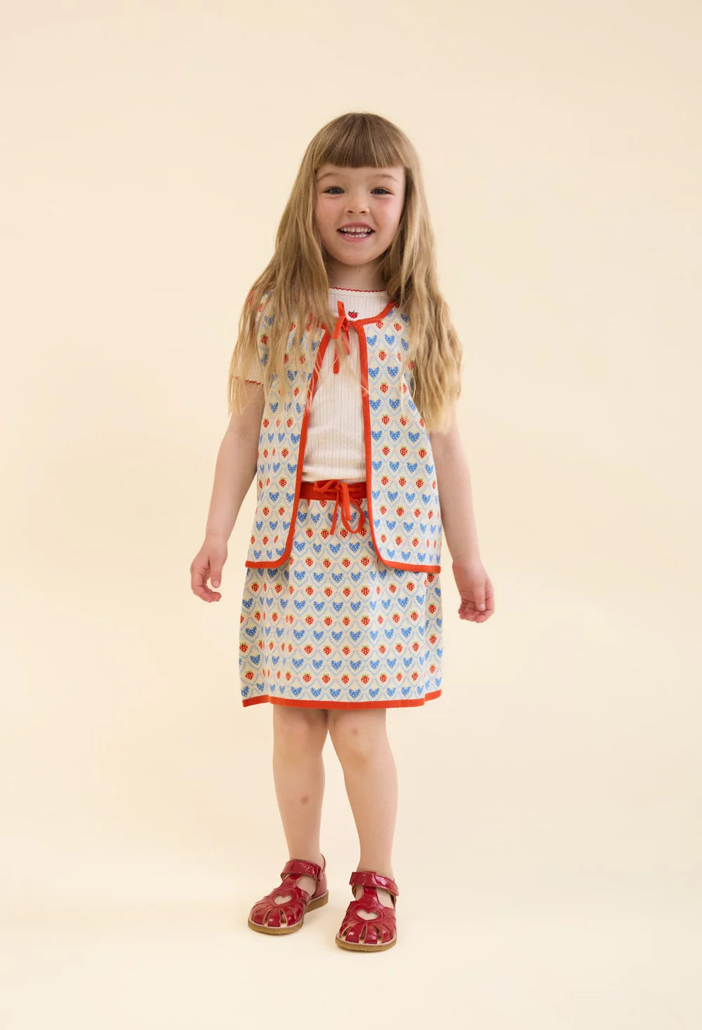 Lea Skirt - Berry Heart Mix