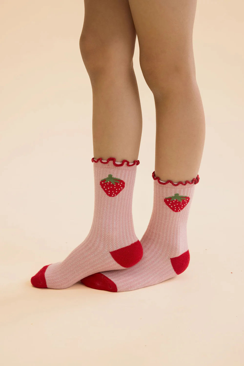 Vigga Socks - Pointelle Berry  or Violet  Hearts 2 pack