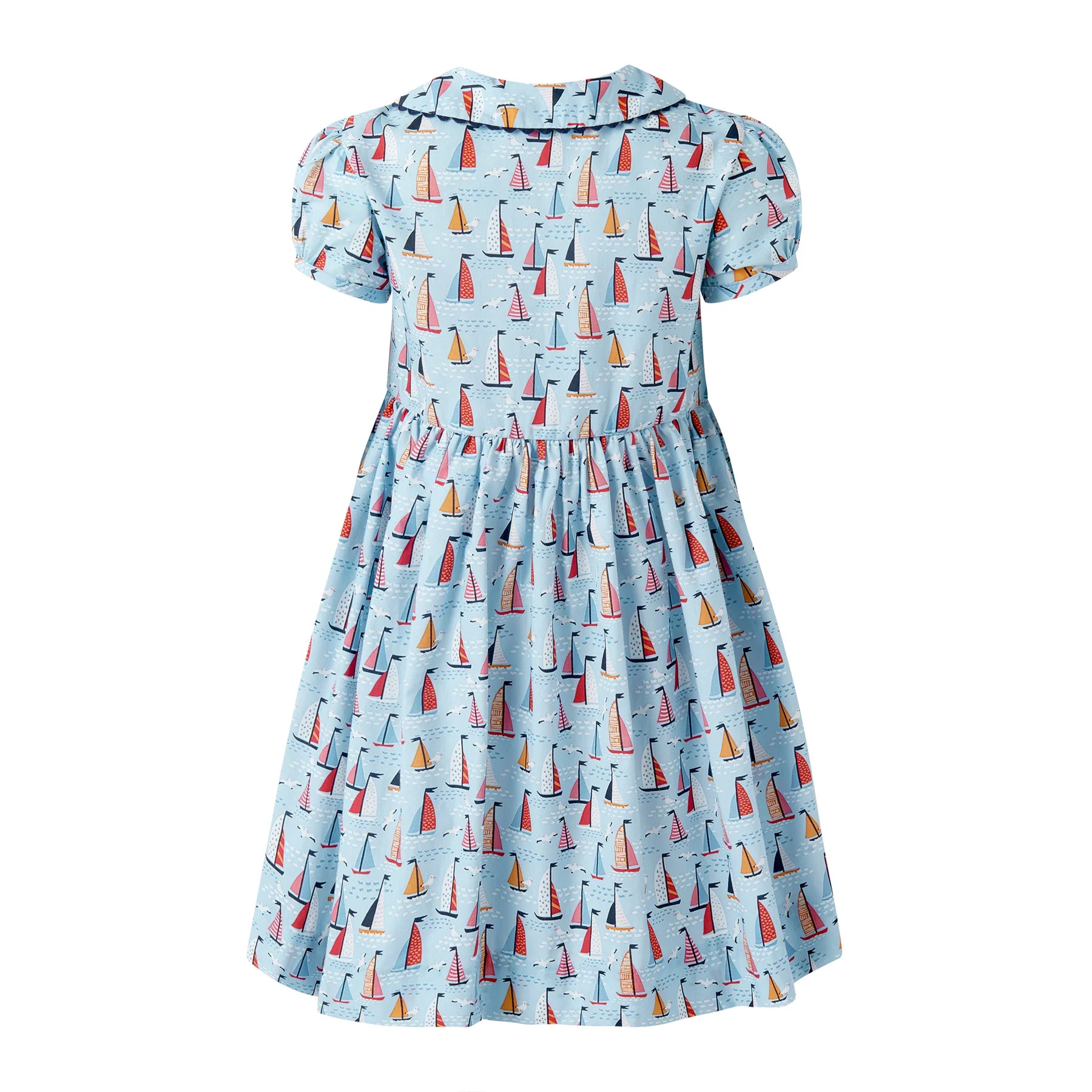 Sailboat Button Front Dress
