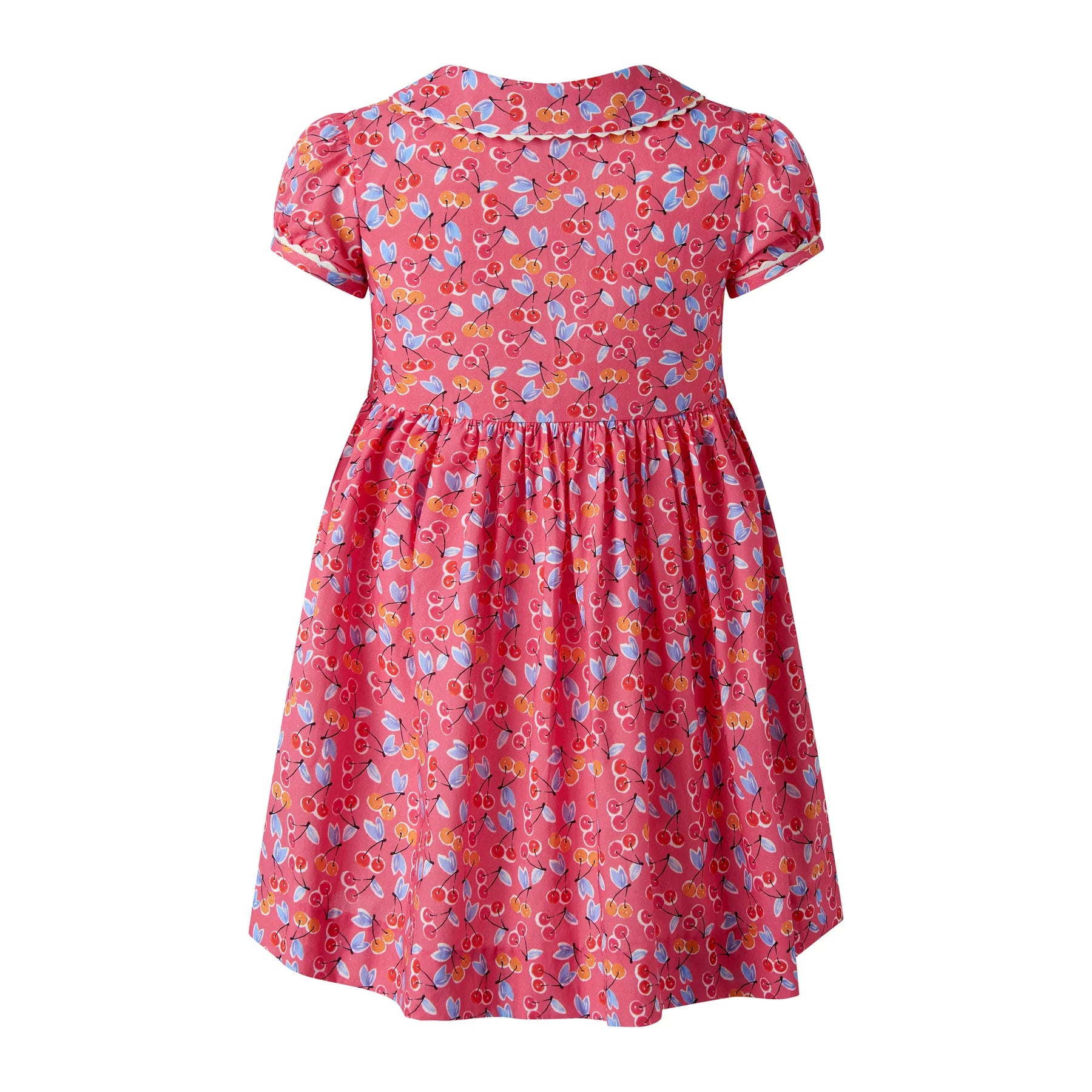 Cherry Button-Front Dress