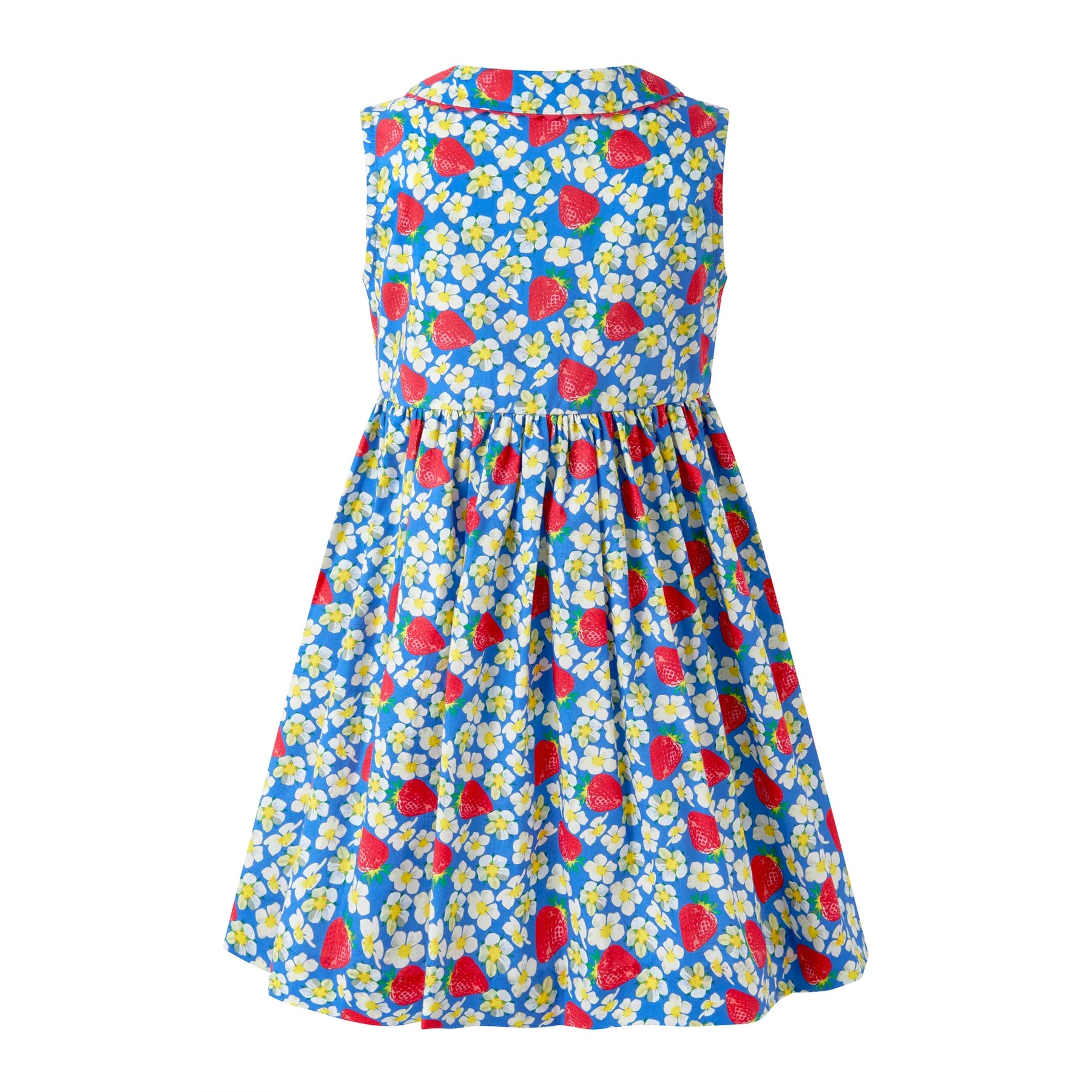 Strawberry Blossom Button-front Dress