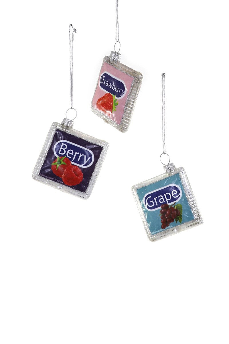 Flavored Condom Ornament - Assorted