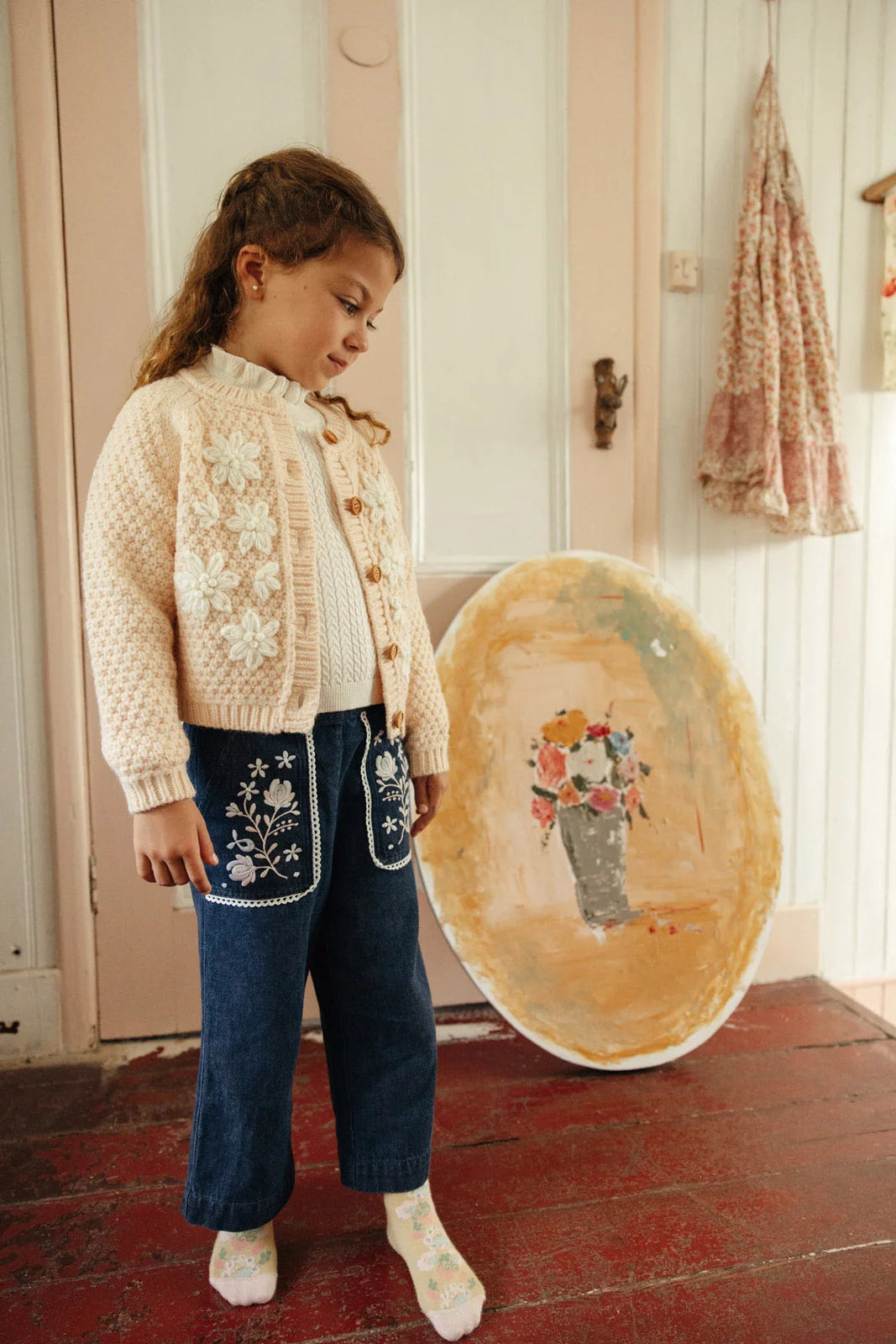 Yasmine Cardigan - Light Blush
