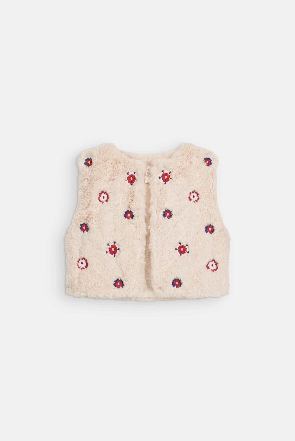 Liliou Sleeveless Jacket - Cream Enchanted Aster
