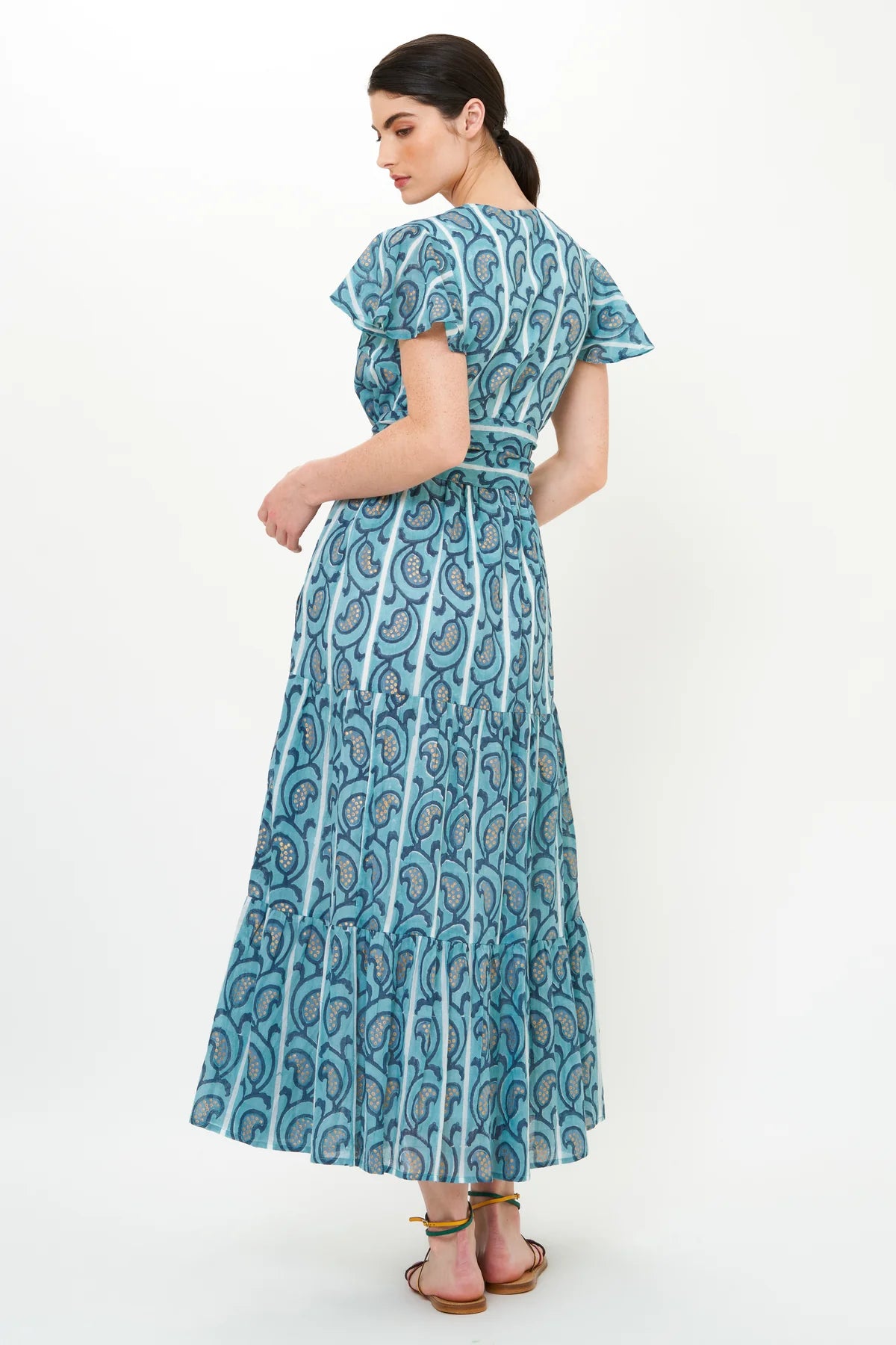 V-Neck Maxi - Goa Blue