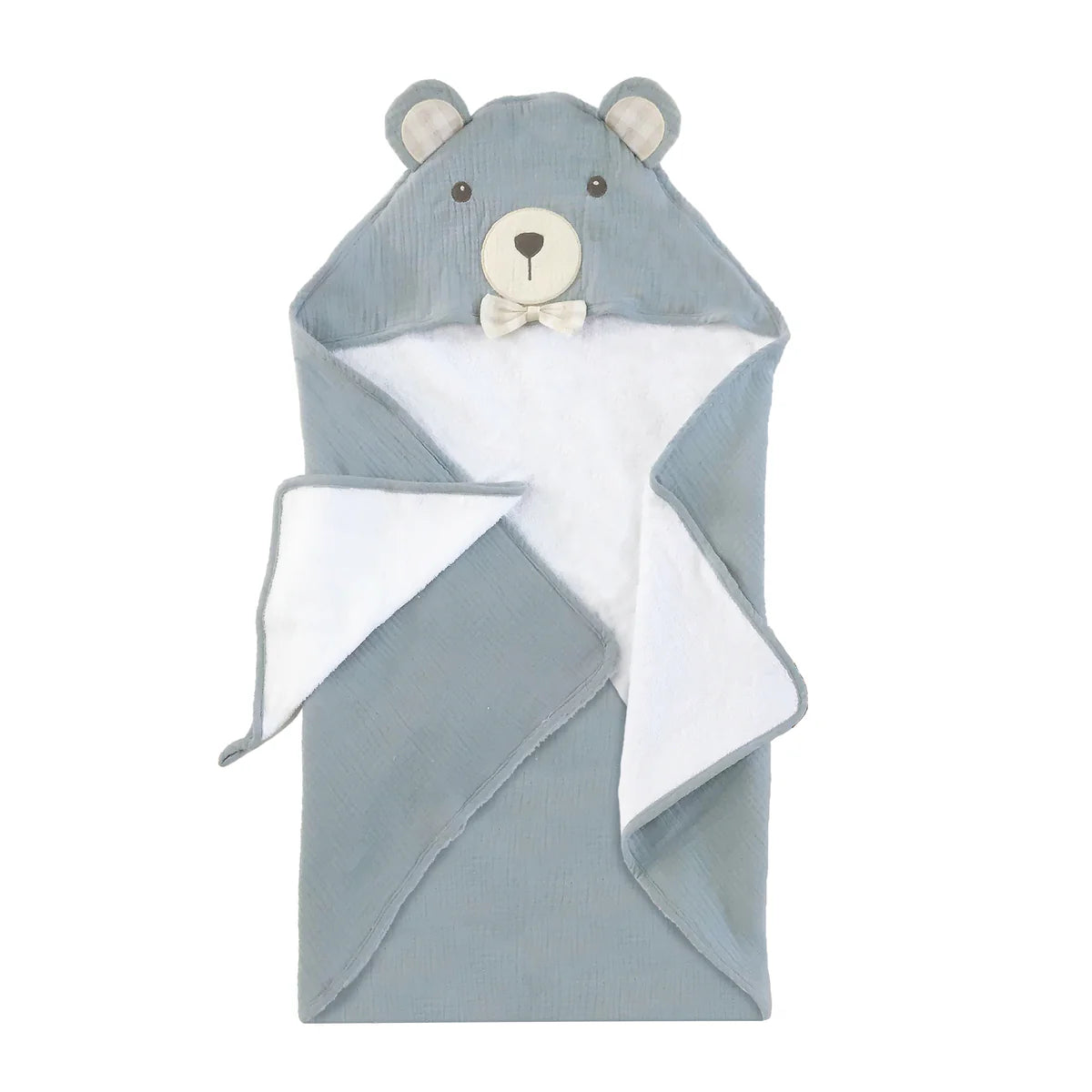 Terry Muslin Towel & Washcloth Set - Petit Bear