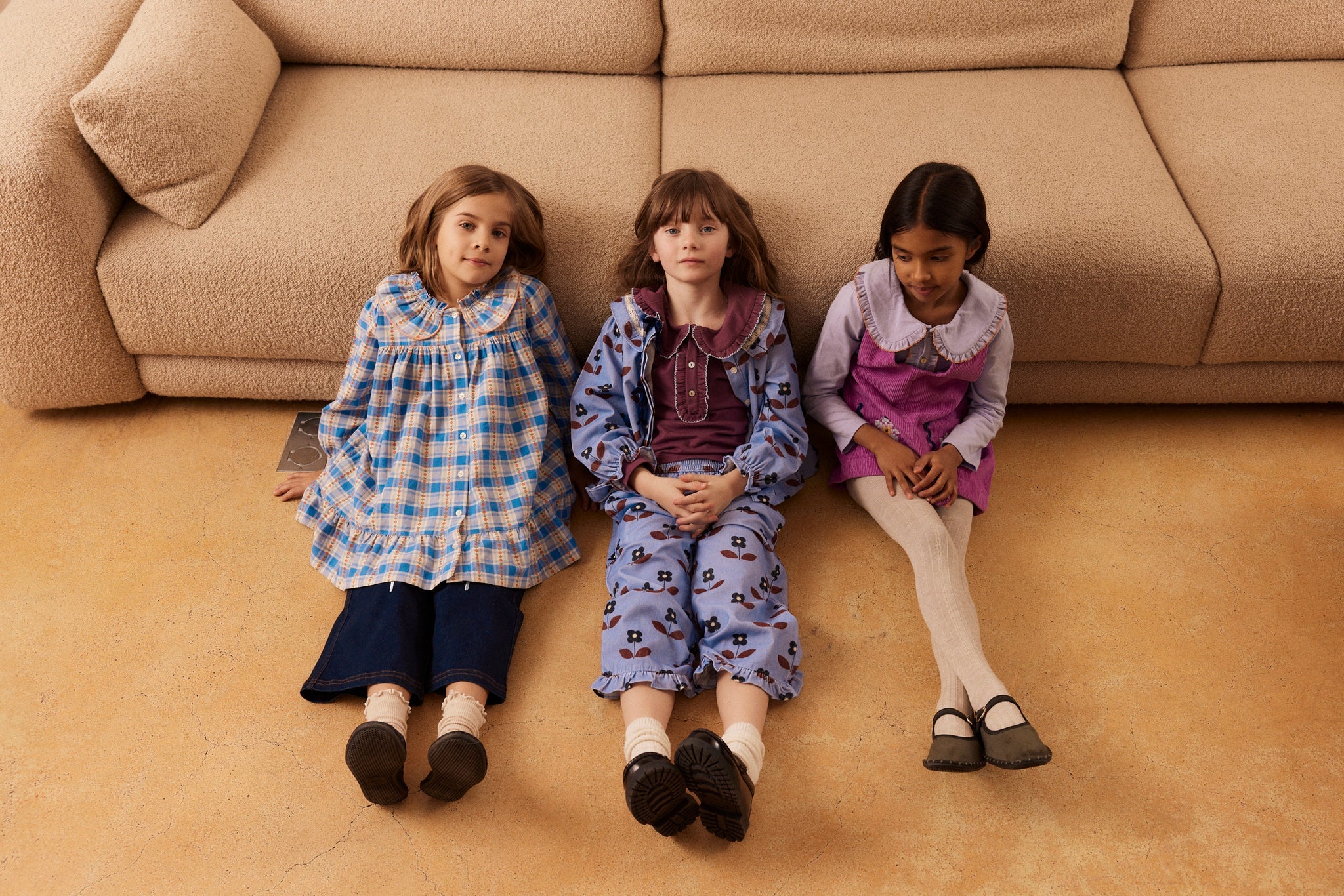 Malika Pant - Floral Blue