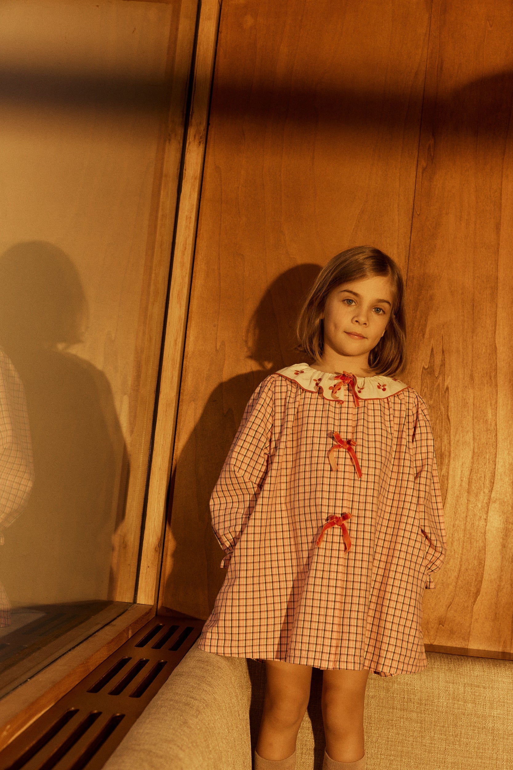 Grossielle Dress - Pink Check