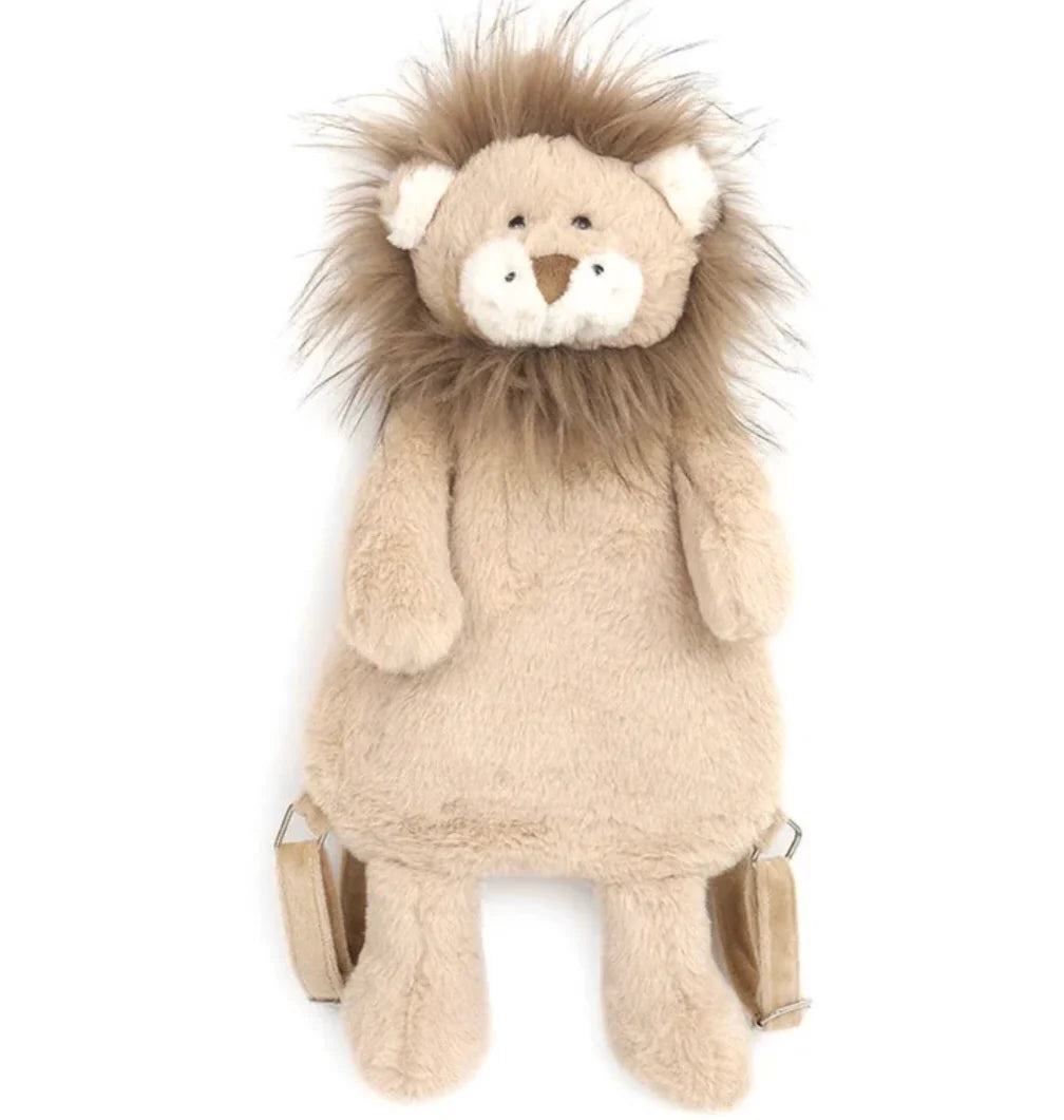 'Zuri' Lion Plush Backpack