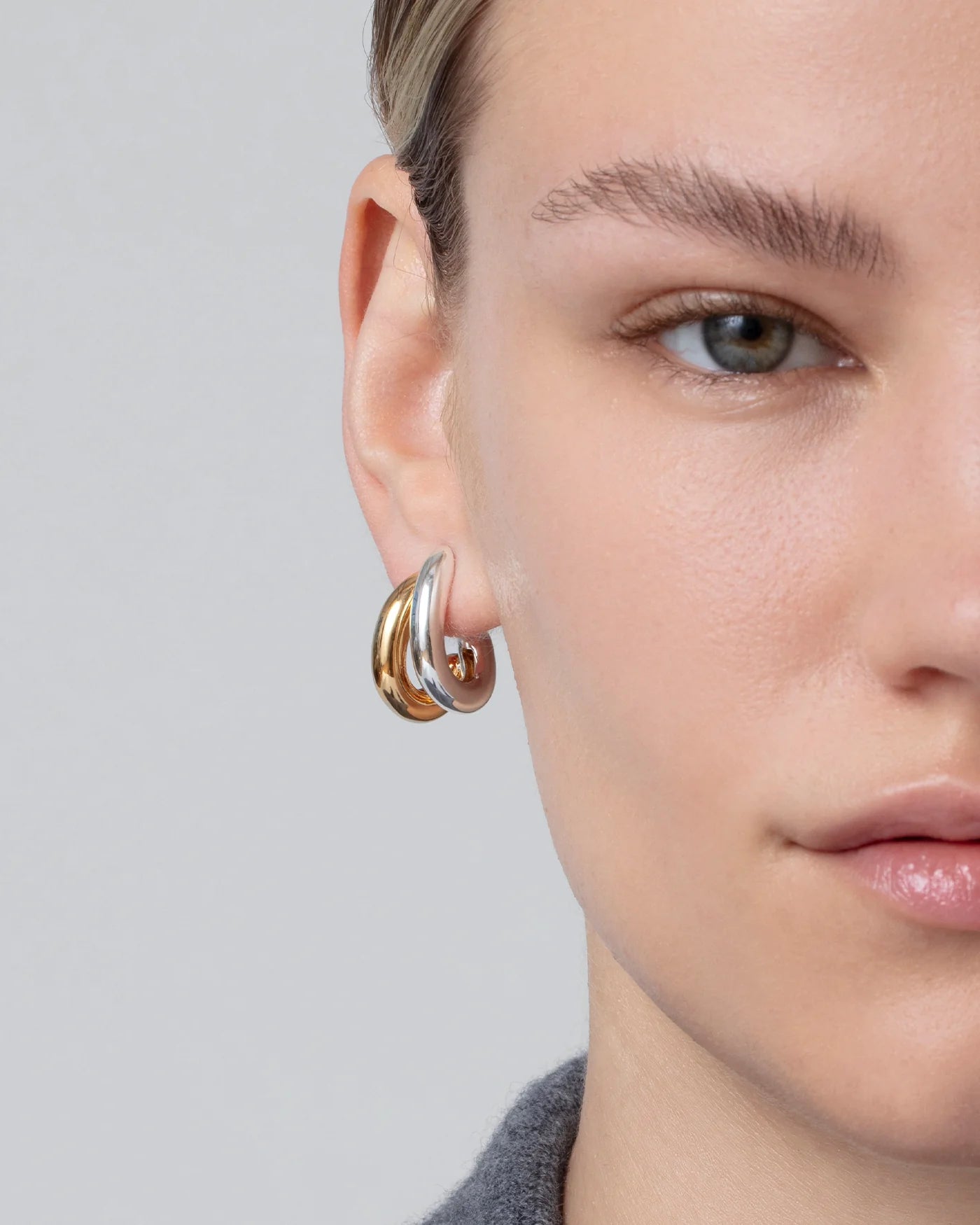 Florence Earring - Two-Tone
