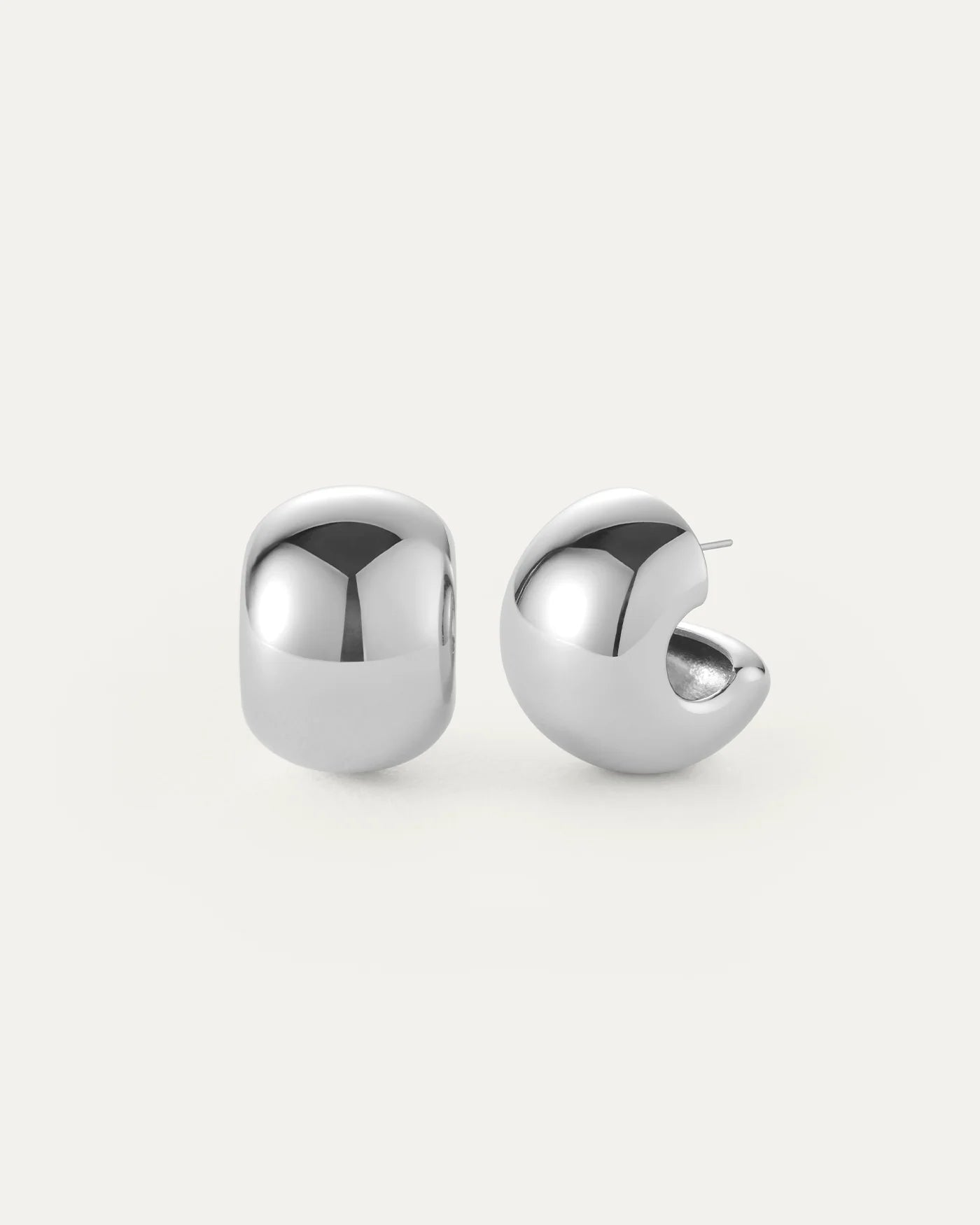 Gemma Hoops - Silver