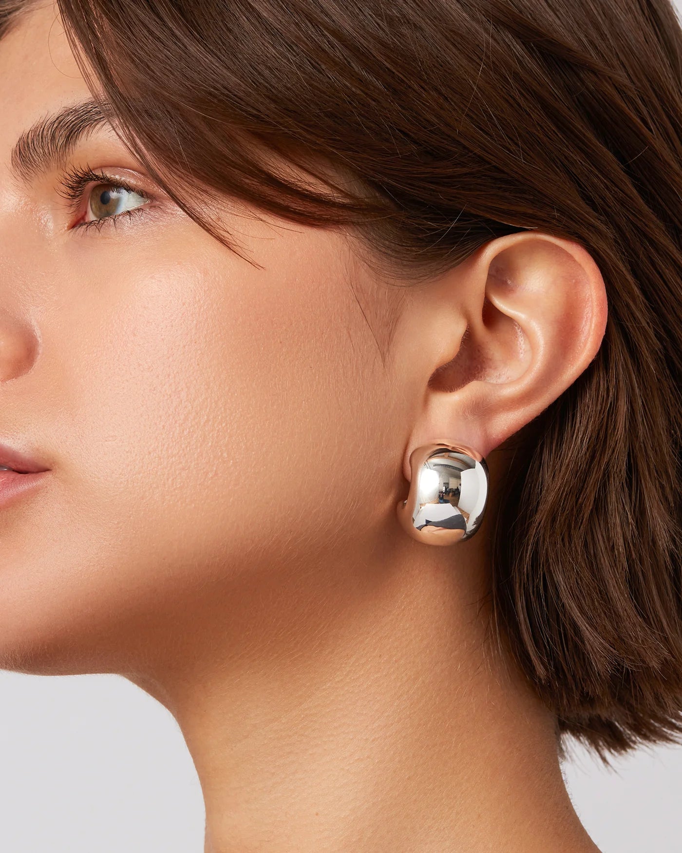Gemma Hoops - Silver