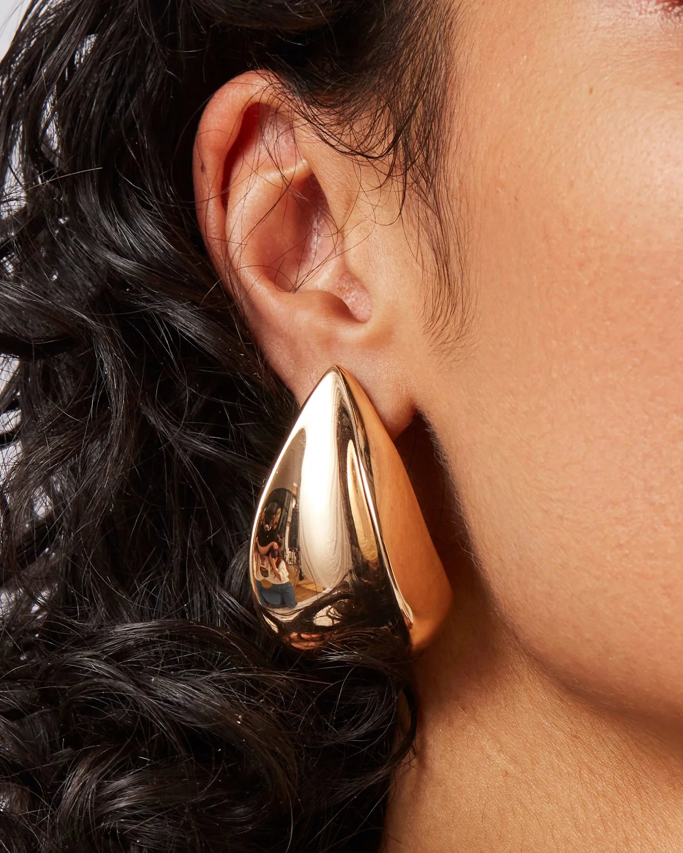 Margaux Puff Earrings - Gold